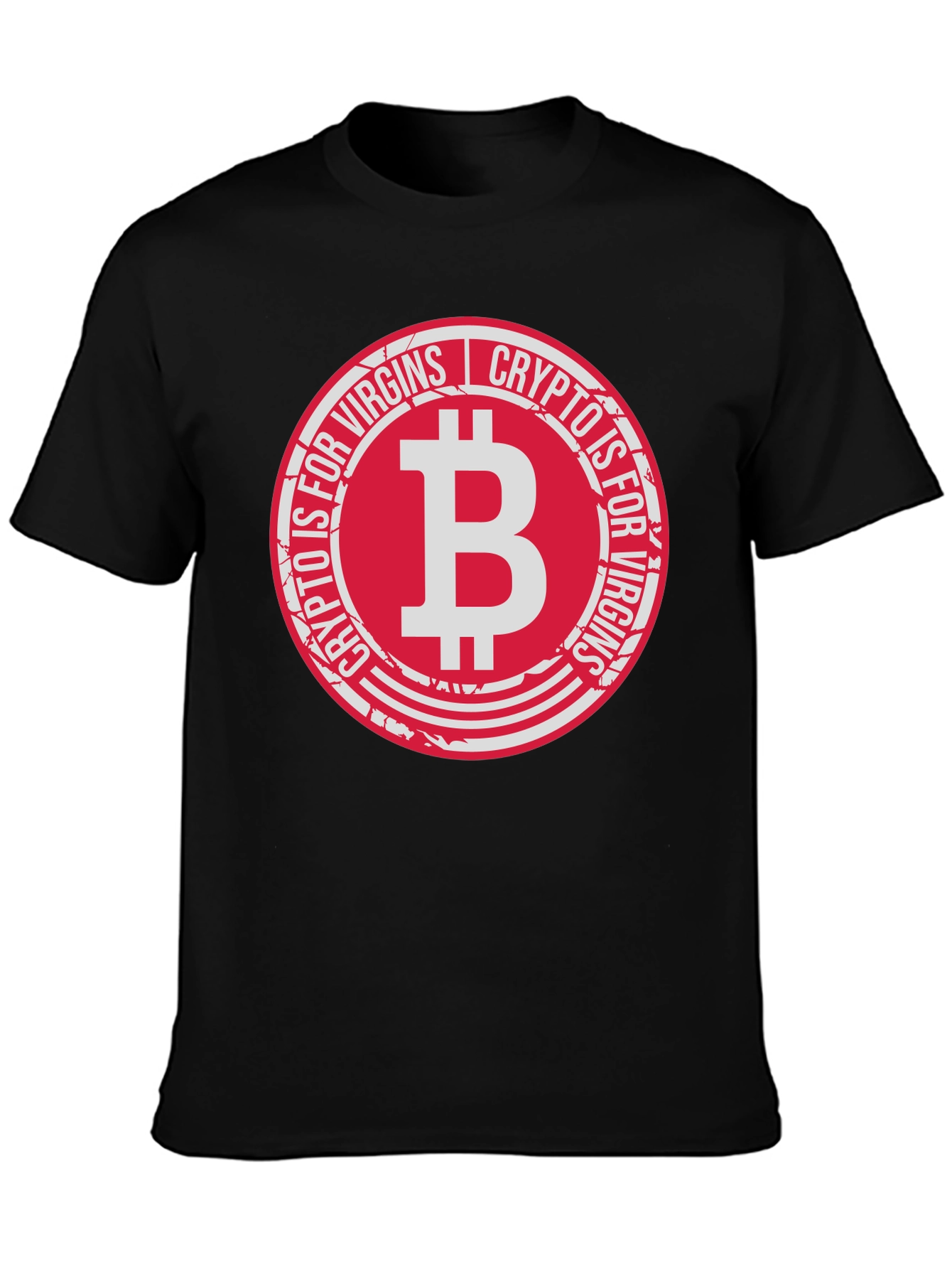 Crypto is for Virgins Black T-Shirt
