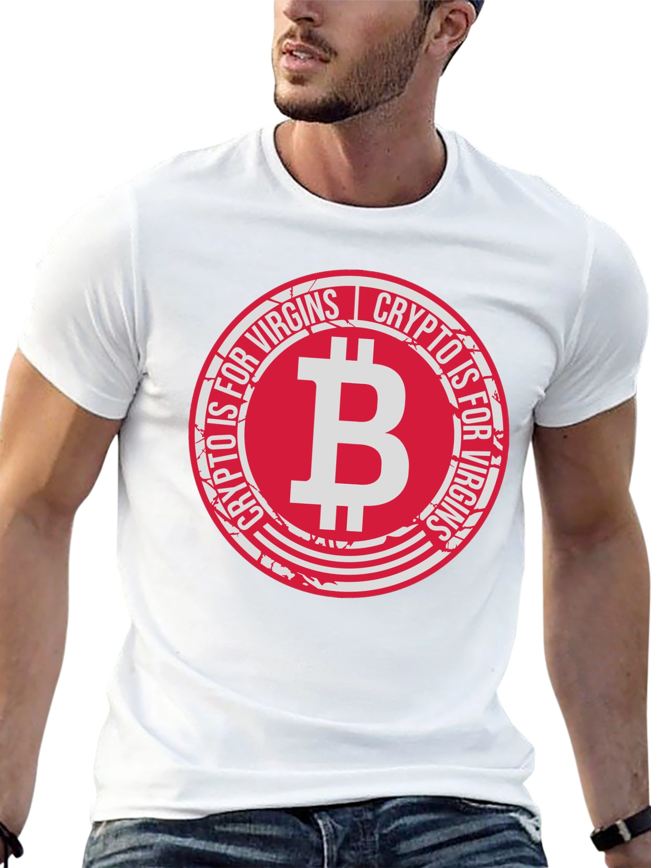 Crypto is for Virgins Black T-Shirt