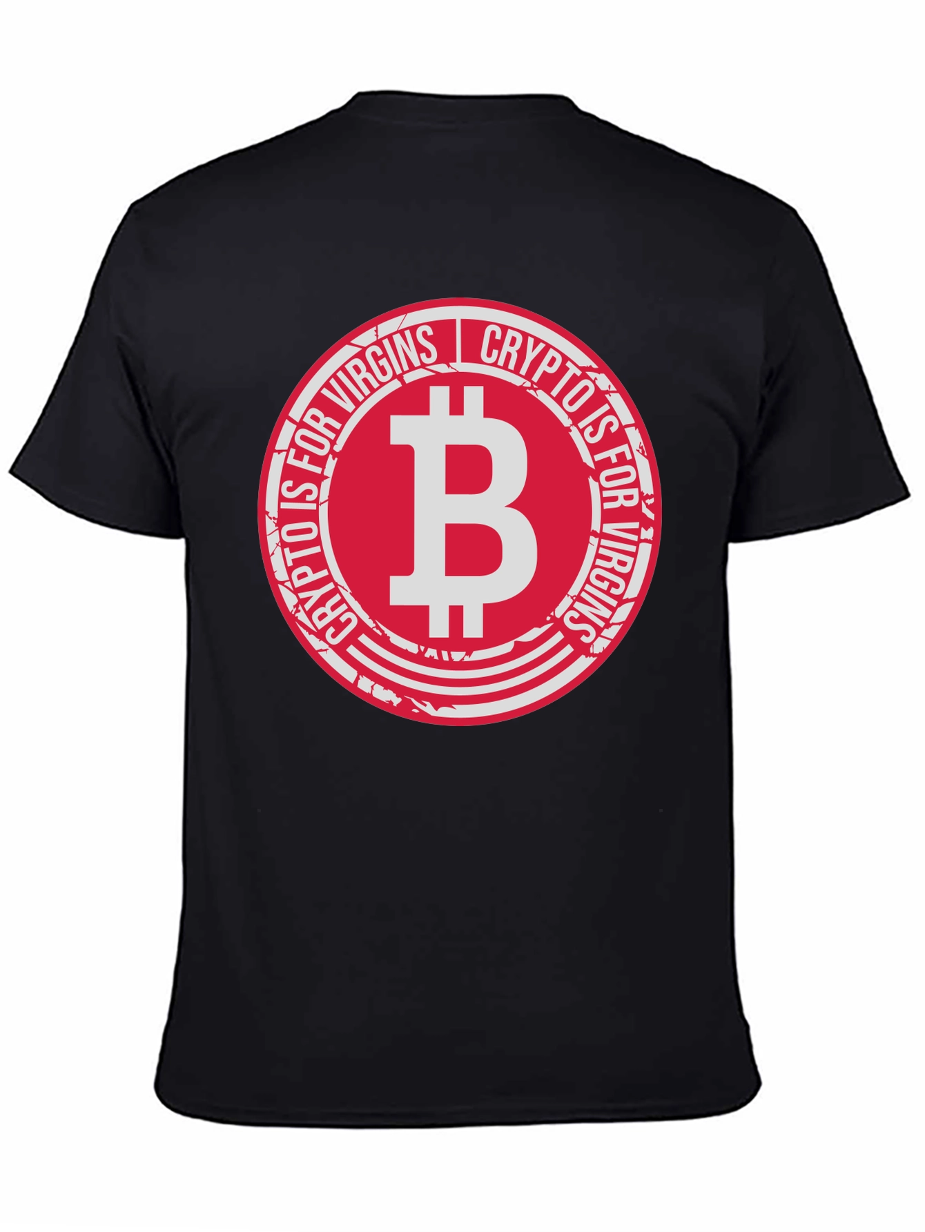 Crypto is for Virgins Black T-Shirt