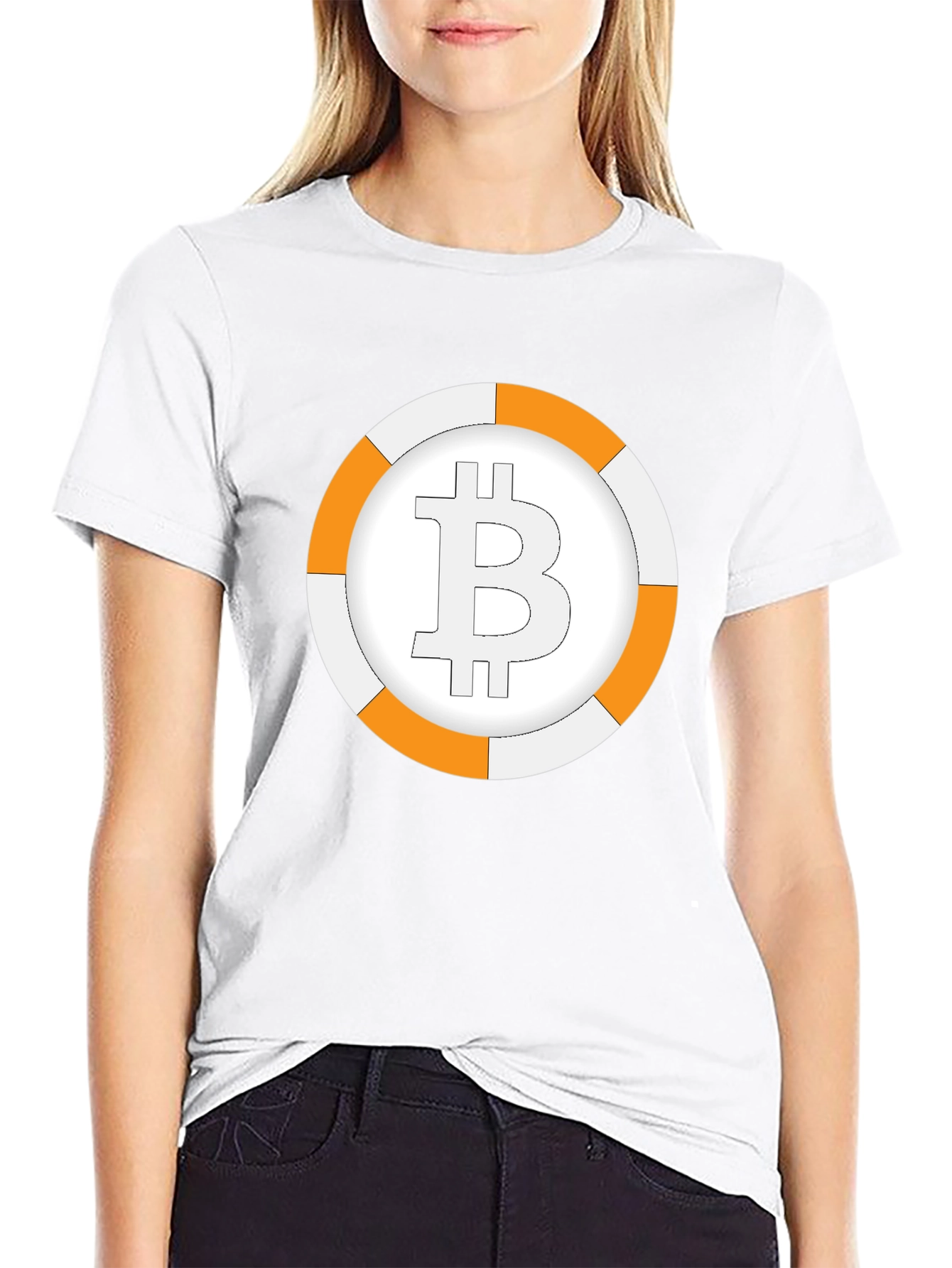 Bitcoin Roundel Graphic T-Shirt - Black