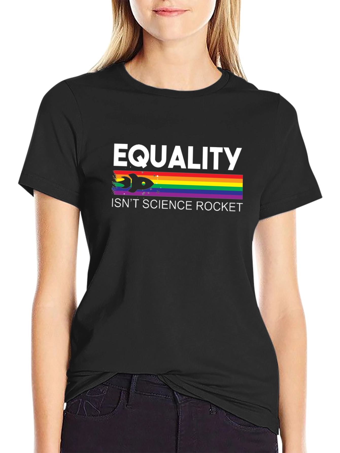 Equality Isnt Rocket Science Graphic T-Shirt