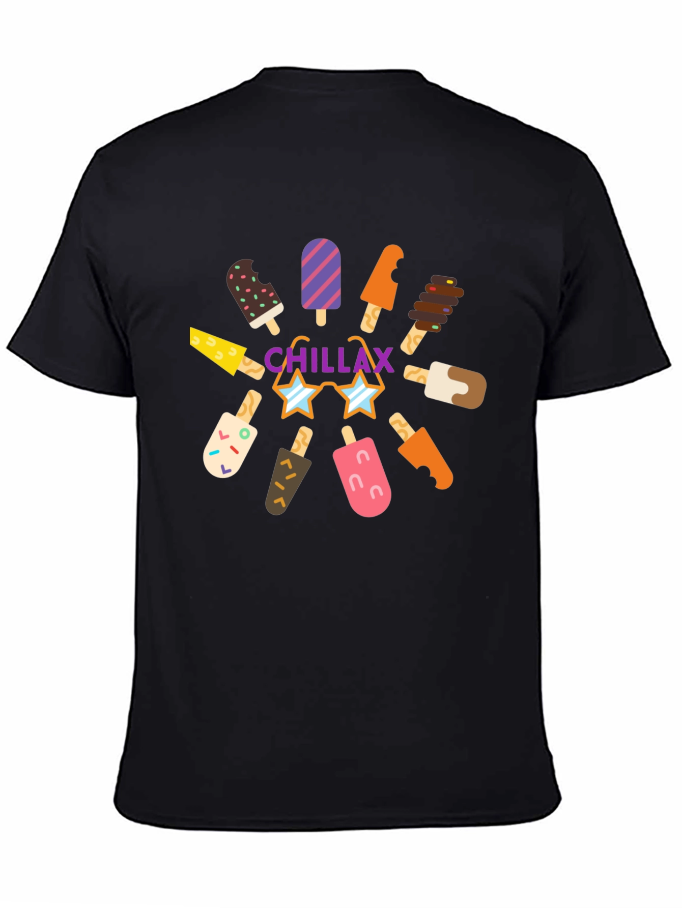 Chillax Ice Cream Graphic Tee - Summer Vibes!