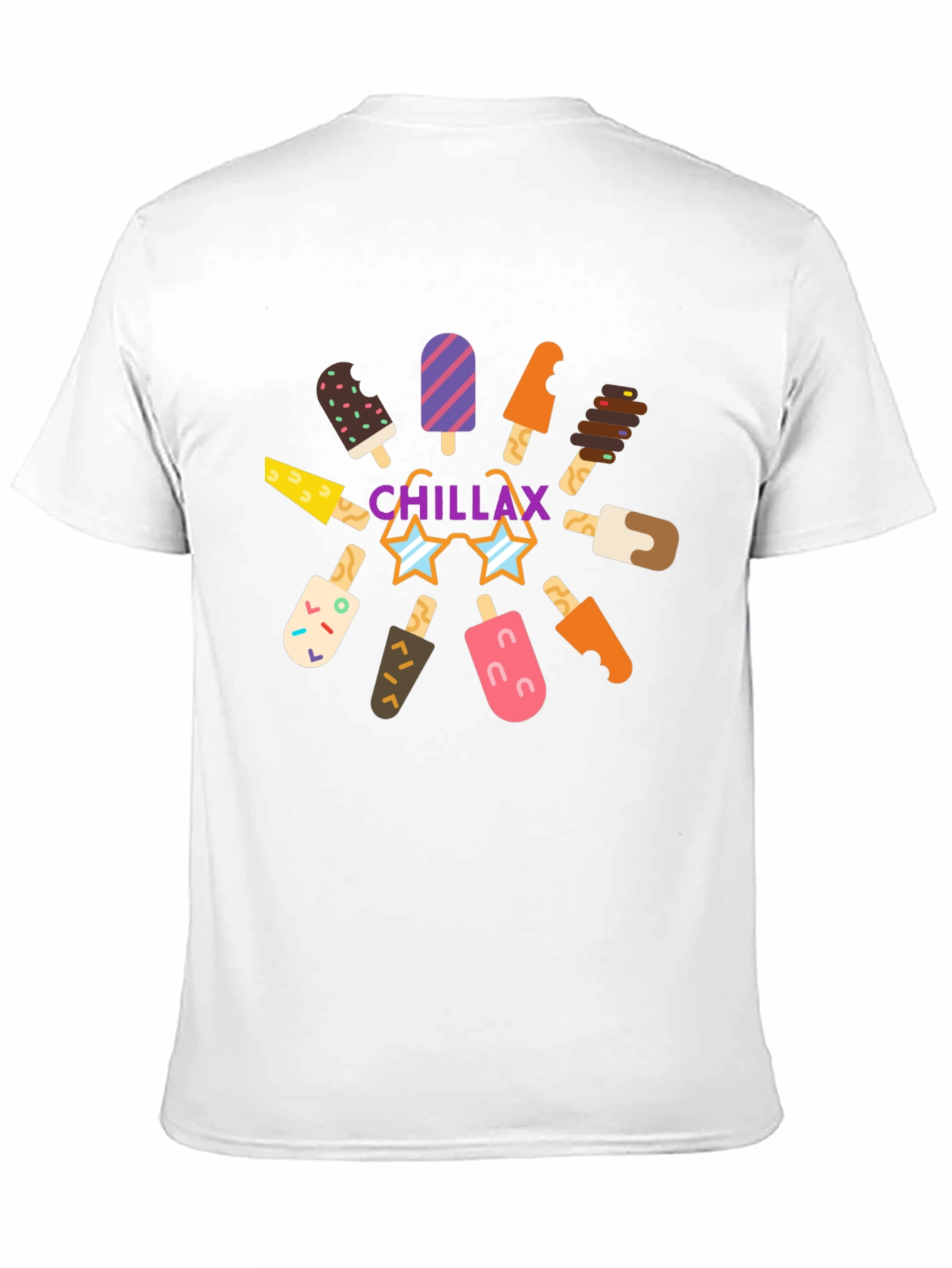 Chillax Ice Cream Graphic Tee - Summer Vibes!
