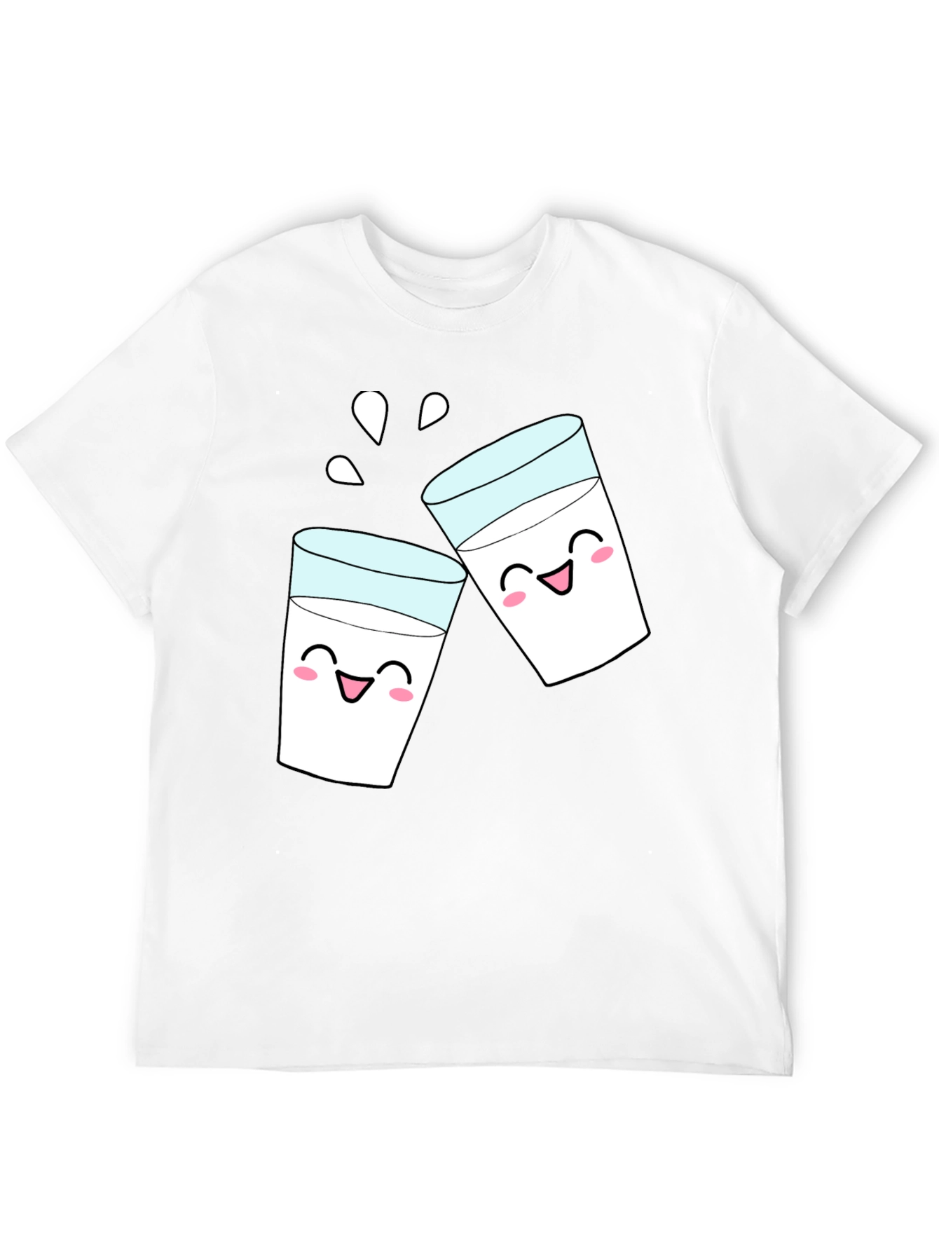 Cheers Milk T-Shirt: Fun Kawaii Graphic Tee