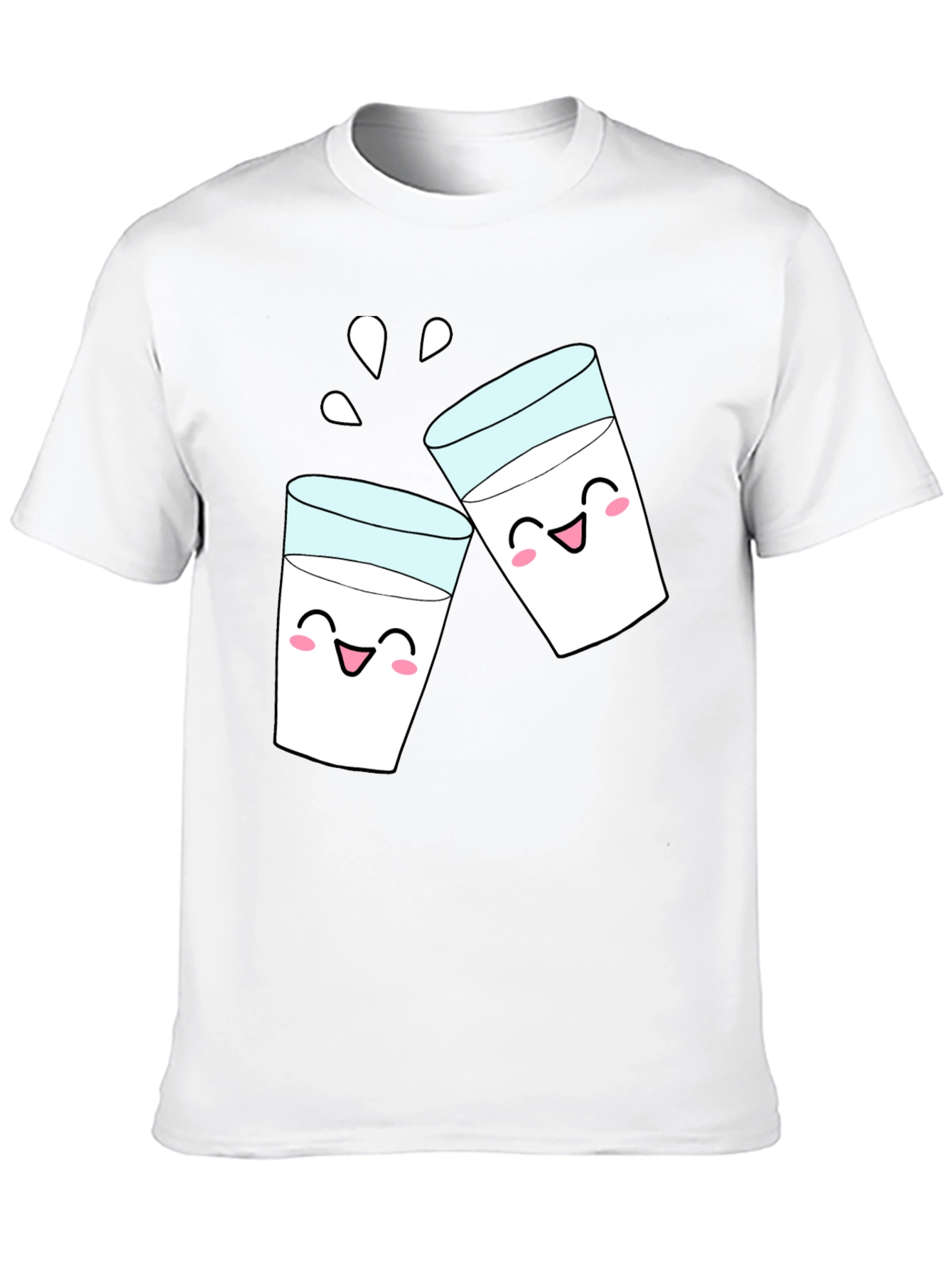 Cheers Milk T-Shirt: Fun Kawaii Graphic Tee
