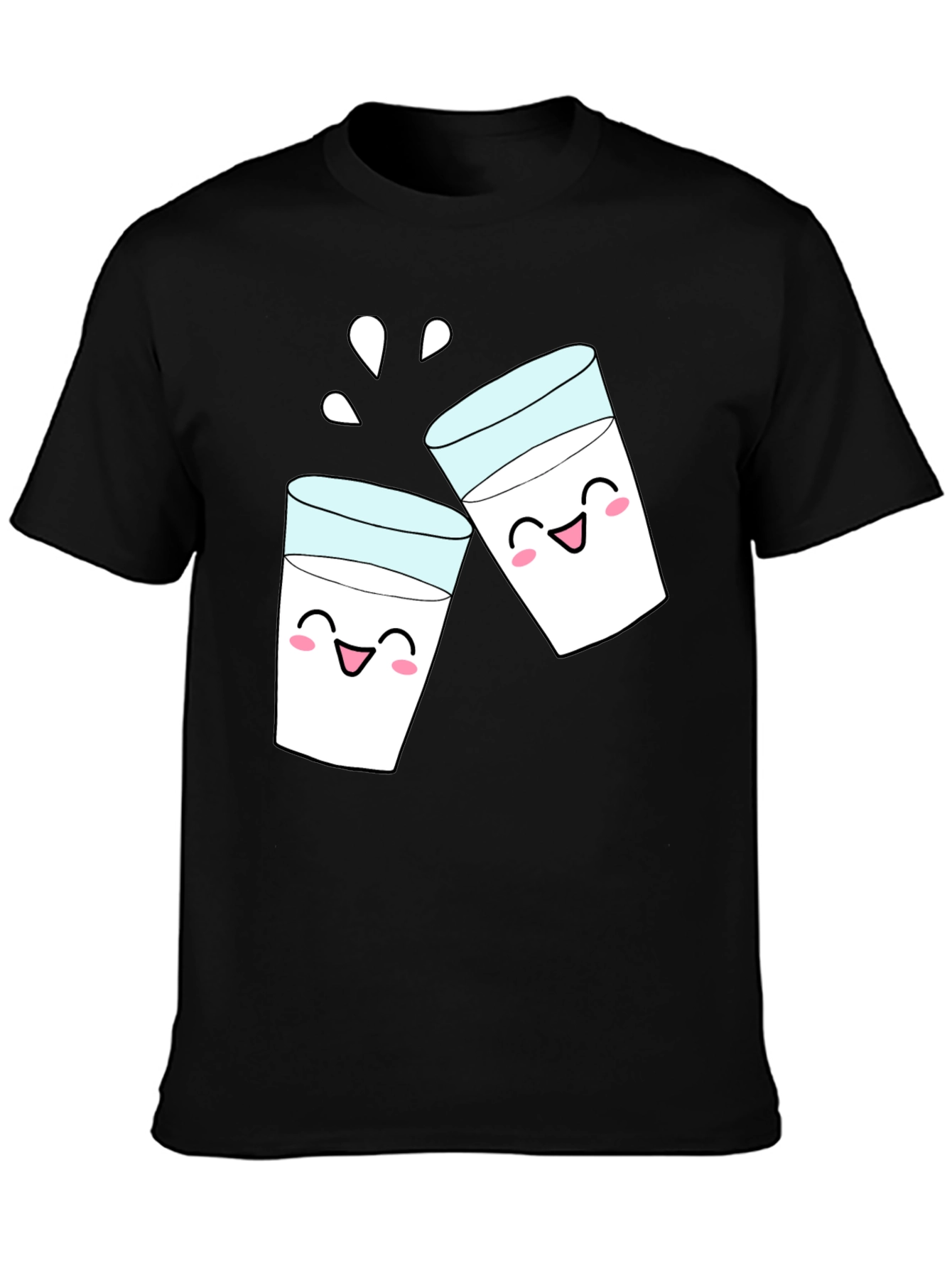 Cheers Milk T-Shirt: Fun Kawaii Graphic Tee