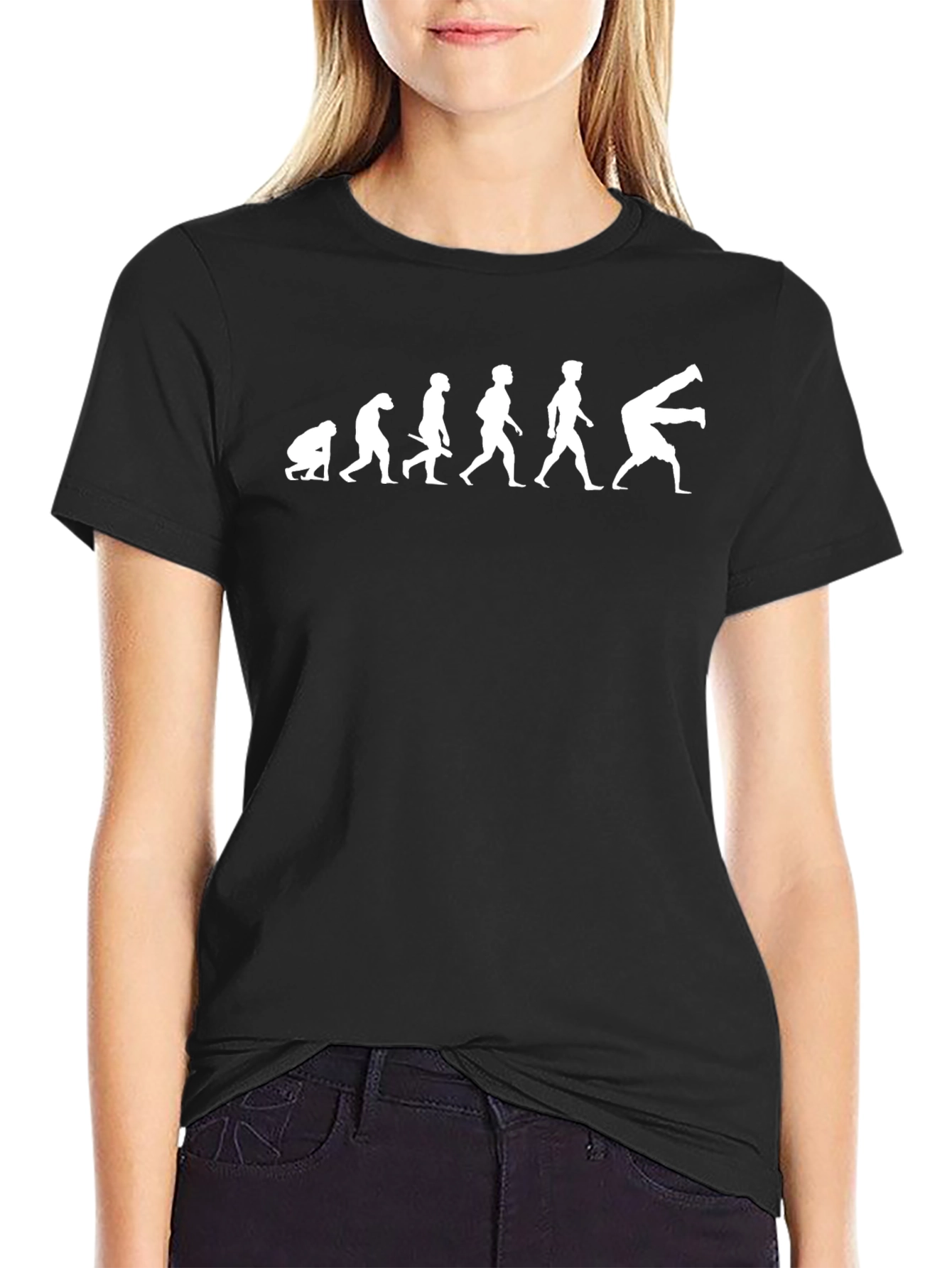 Evolution of Breakdancing Black T-Shirt