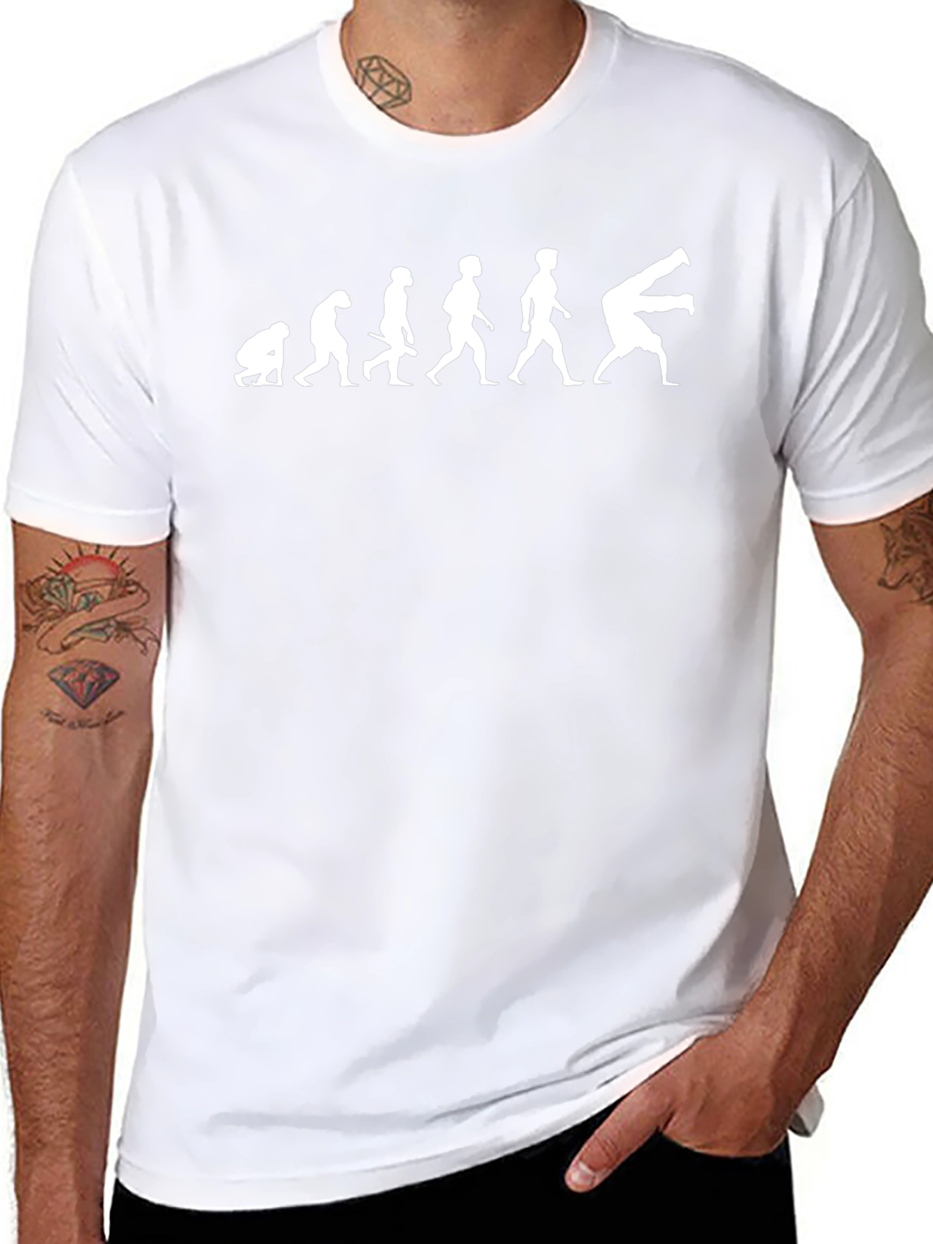 Evolution of Breakdancing Black T-Shirt