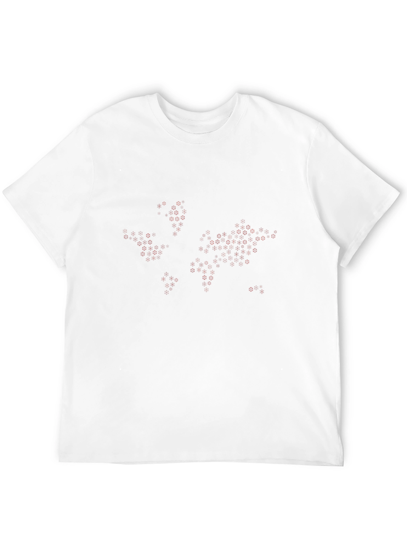 Hex World Map Black T-Shirt