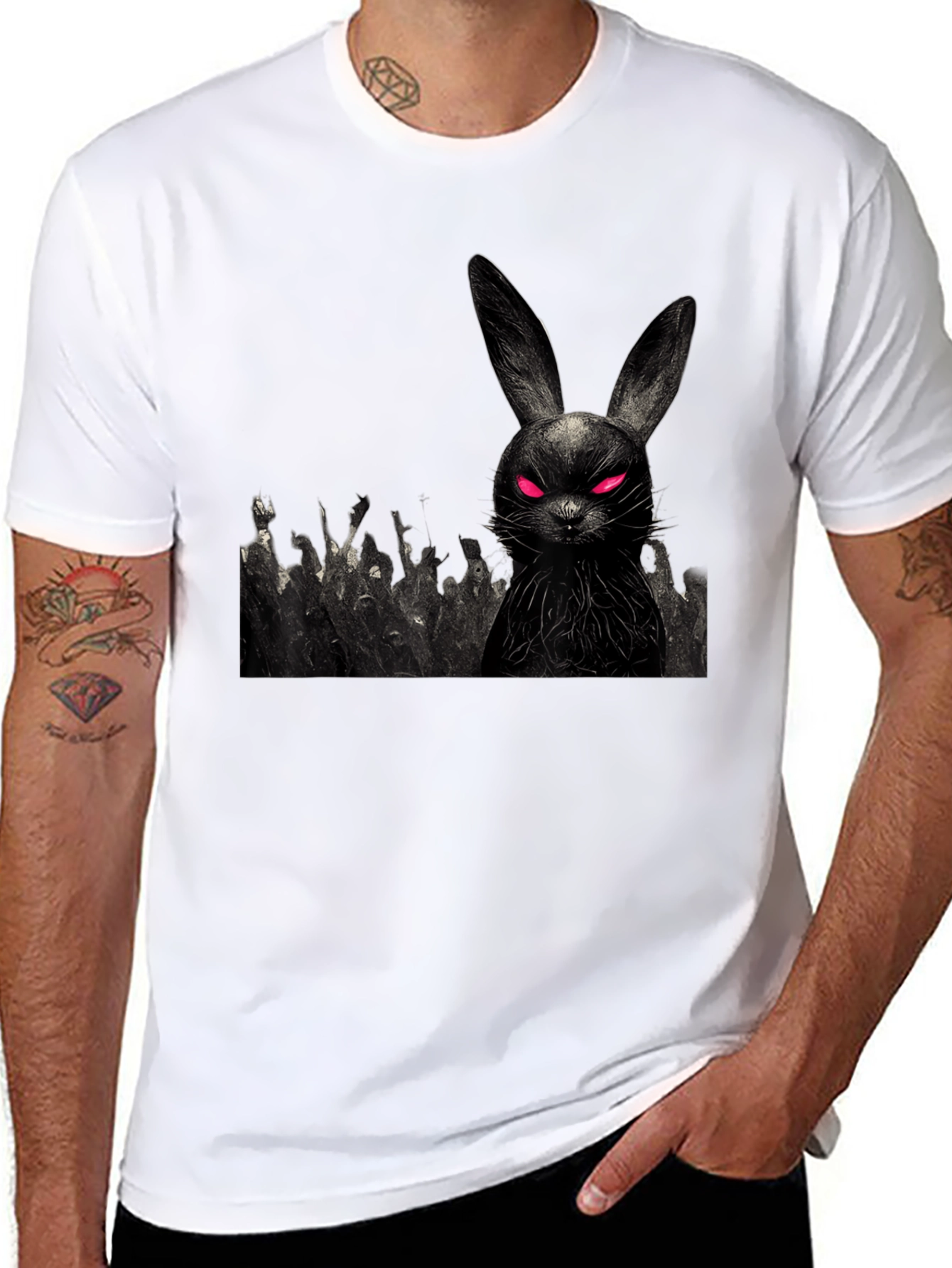 Creepy Bunny Graphic Tee