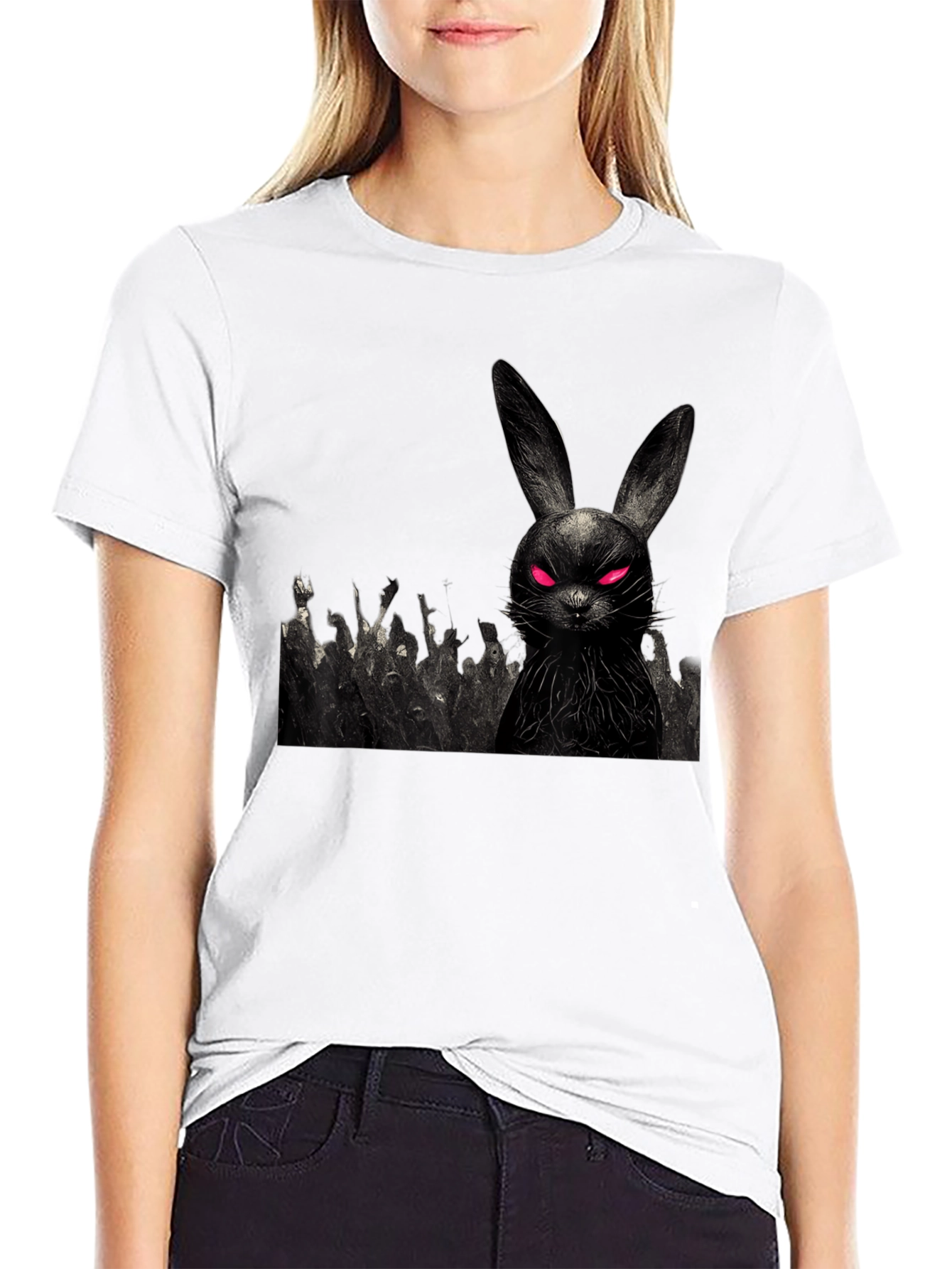 Creepy Bunny Graphic Tee