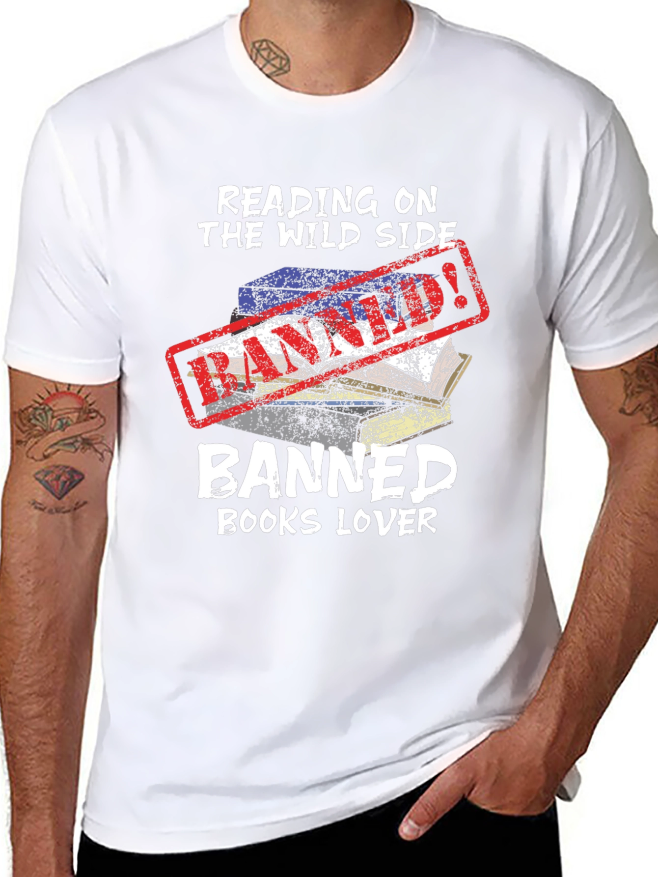 Banned Books Lover Graphic T-Shirt