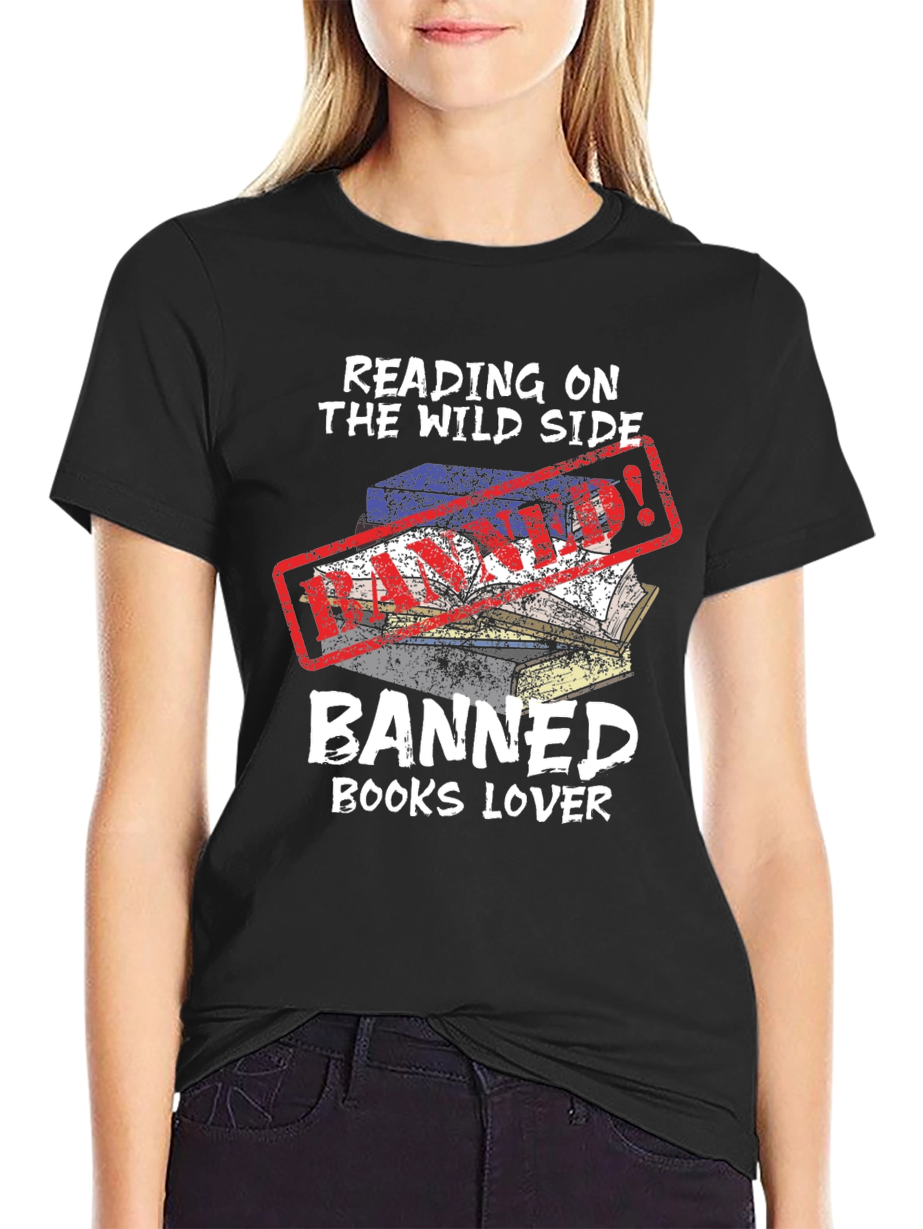 Banned Books Lover Graphic T-Shirt