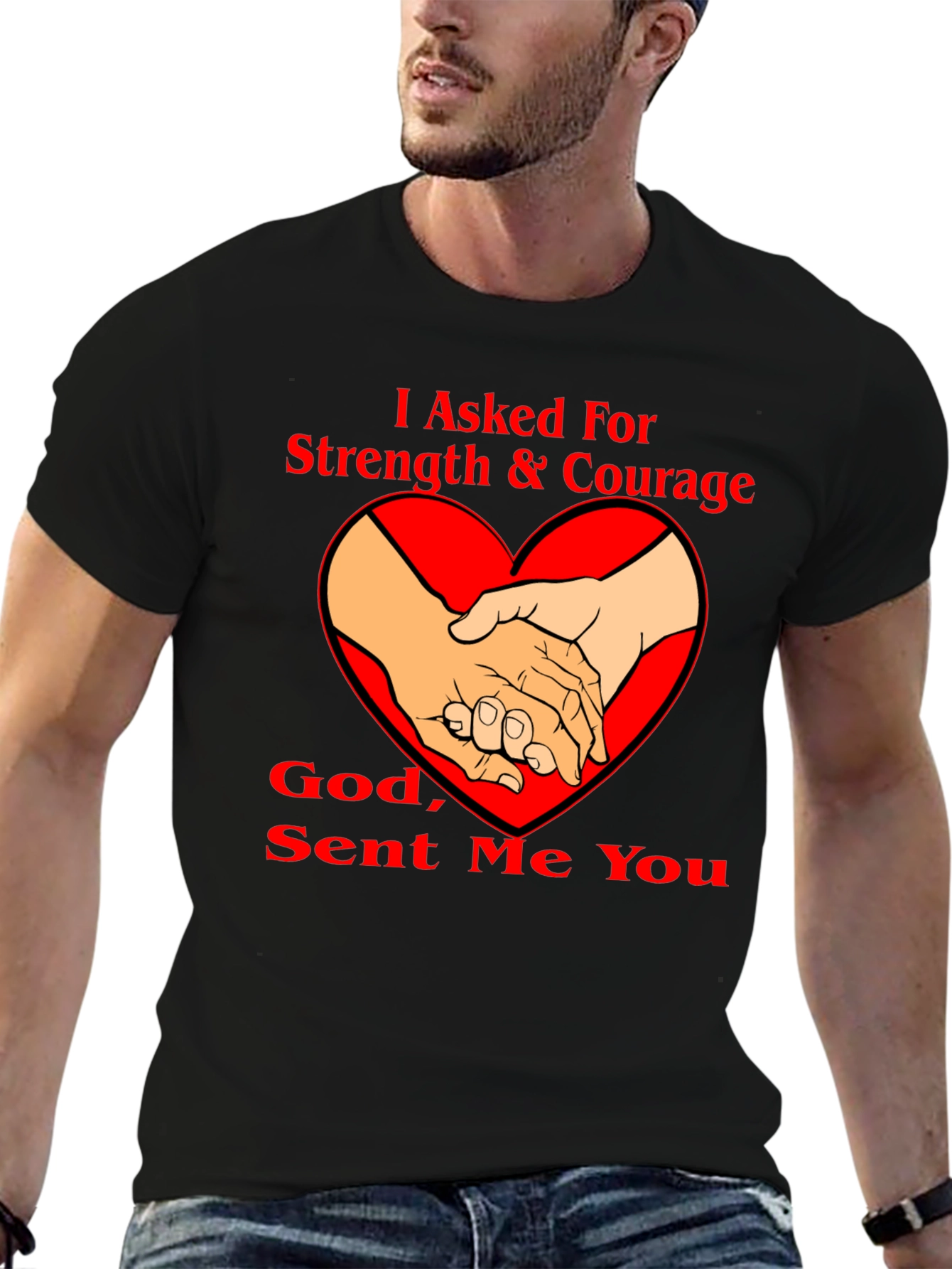 Strength & Courage Graphic T-Shirt
