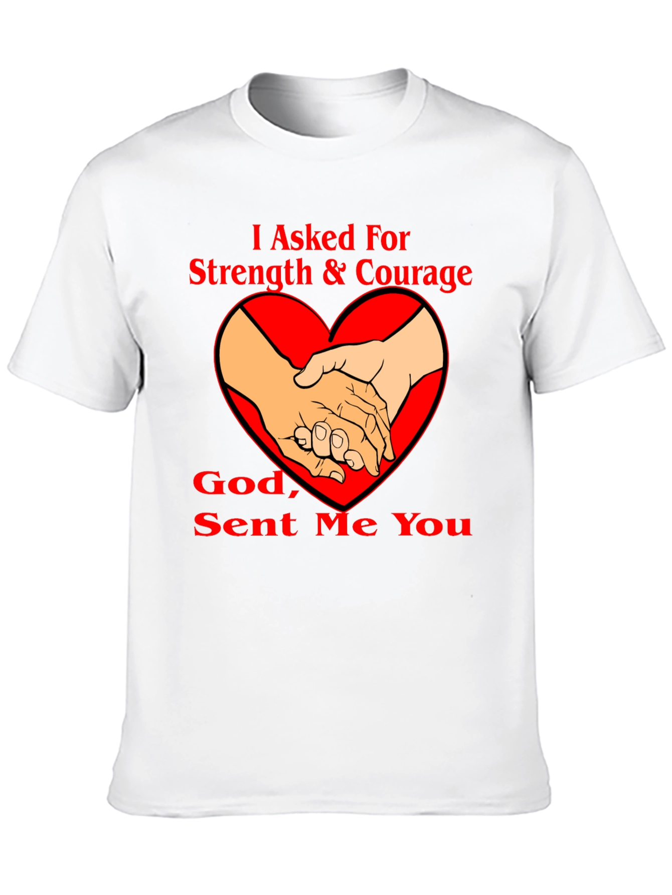 Strength & Courage Graphic T-Shirt