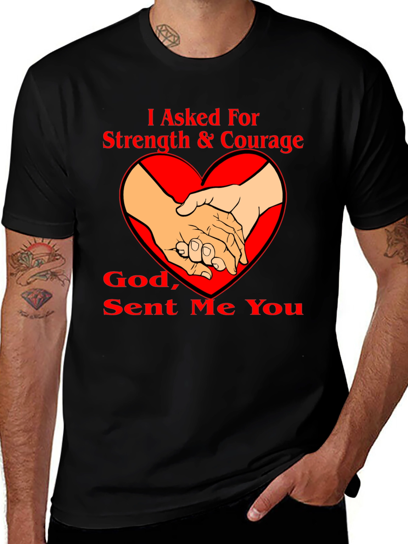 Strength & Courage Graphic T-Shirt