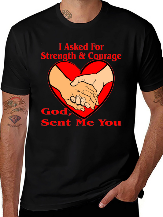 Strength & Courage Graphic T-Shirt