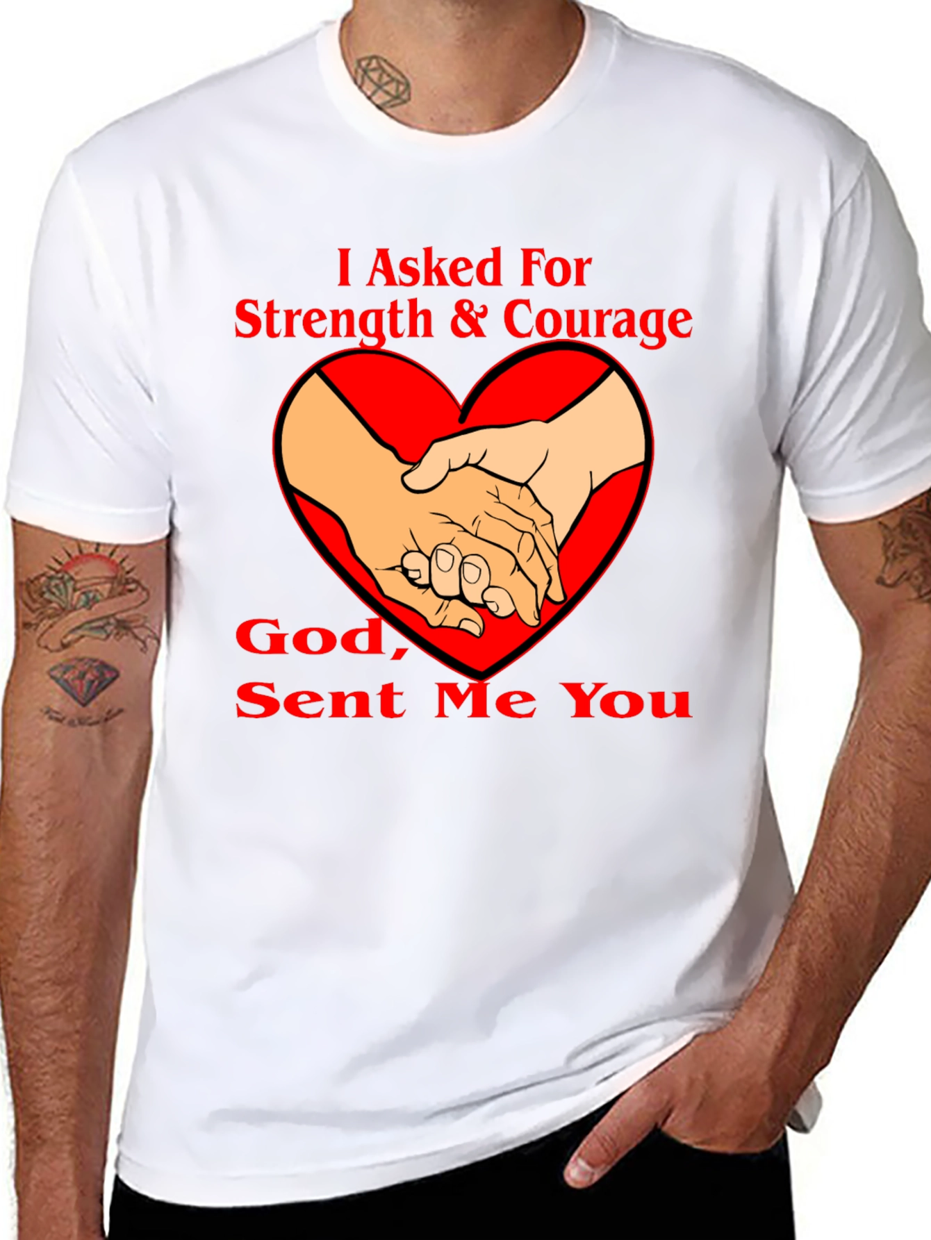 Strength & Courage Graphic T-Shirt
