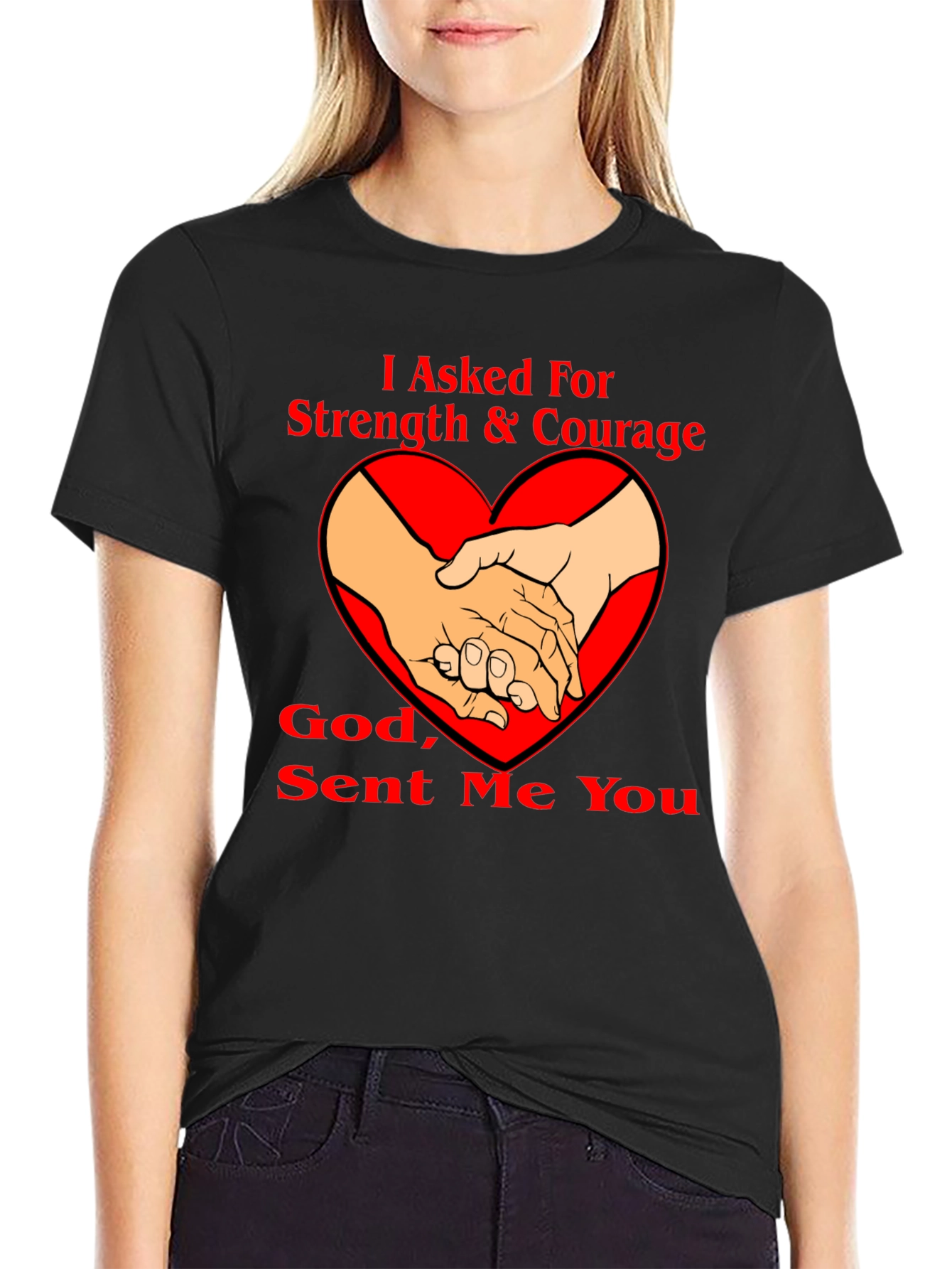 Strength & Courage Graphic T-Shirt