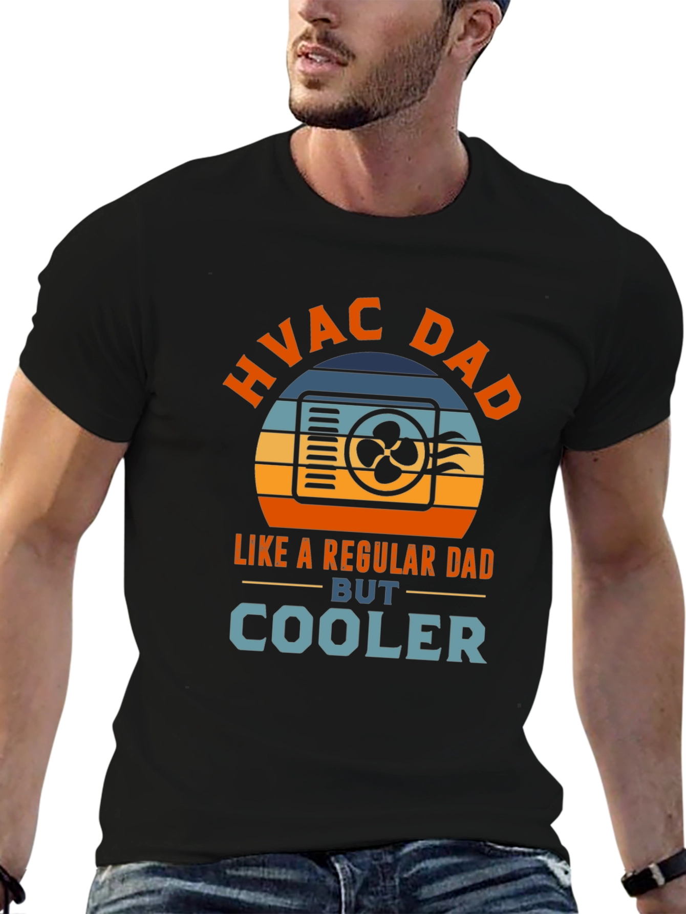 HVAC Dad T-Shirt - Cooler Than Regular Dads!
