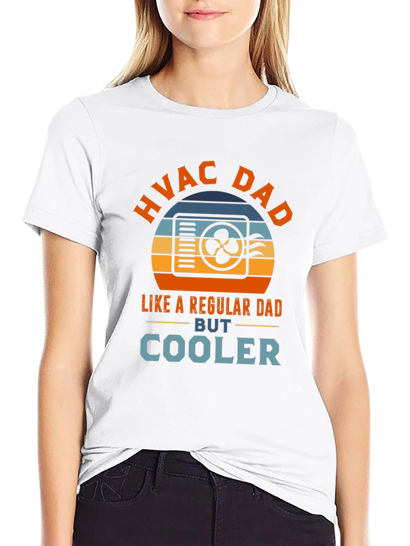 HVAC Dad T-Shirt - Cooler Than Regular Dads!