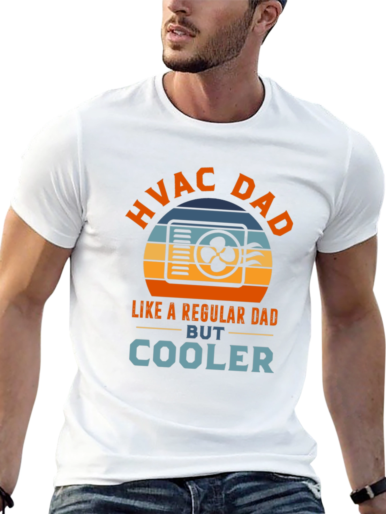HVAC Dad T-Shirt - Cooler Than Regular Dads!