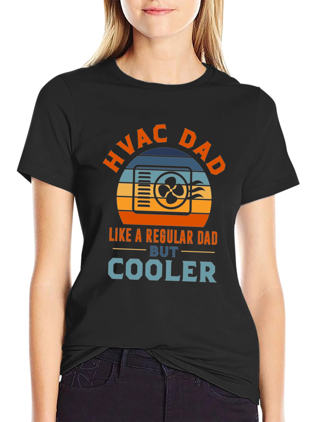 HVAC Dad T-Shirt - Cooler Than Regular Dads!