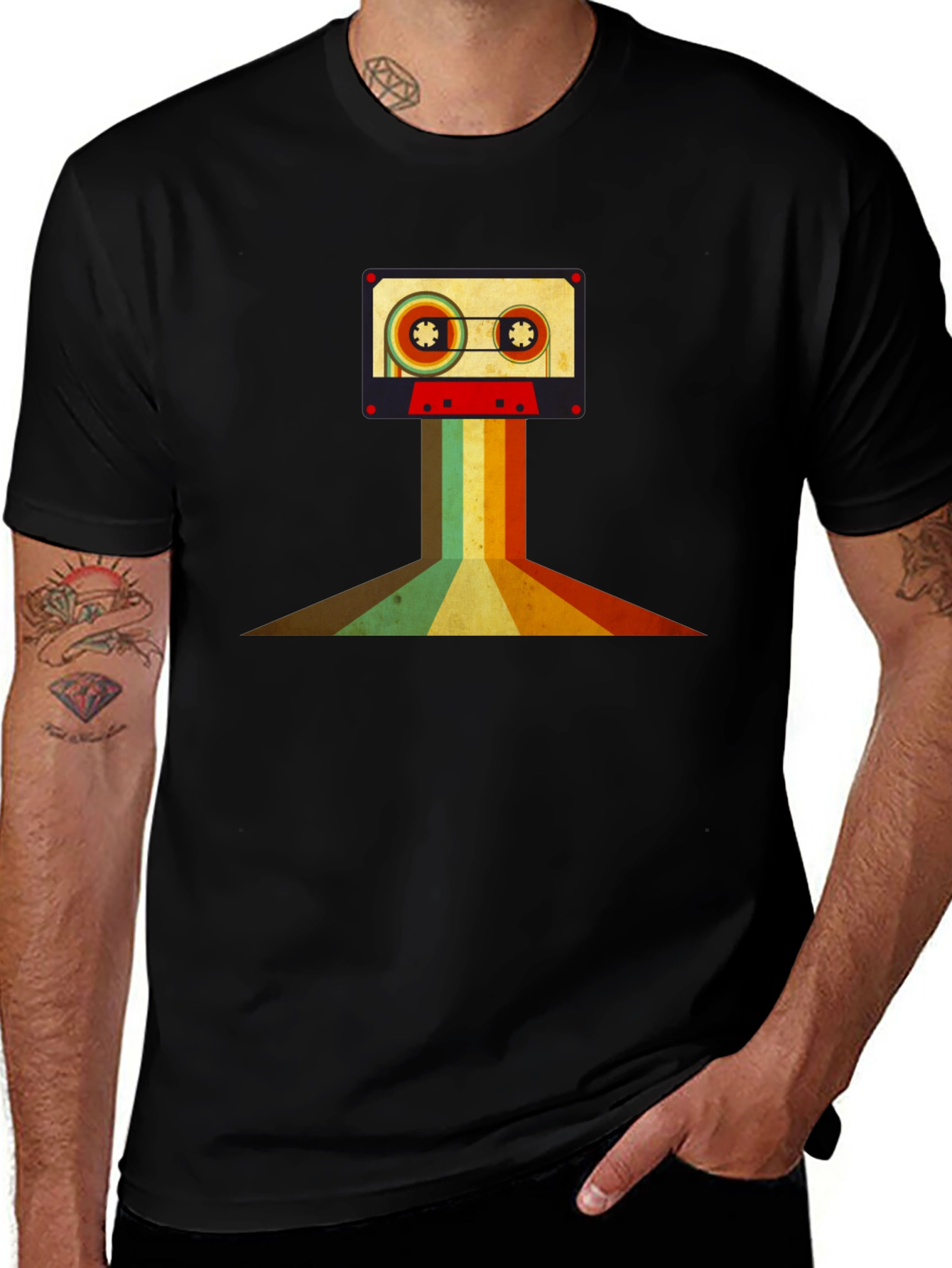 Retro Cassette Tape Graphic Tee
