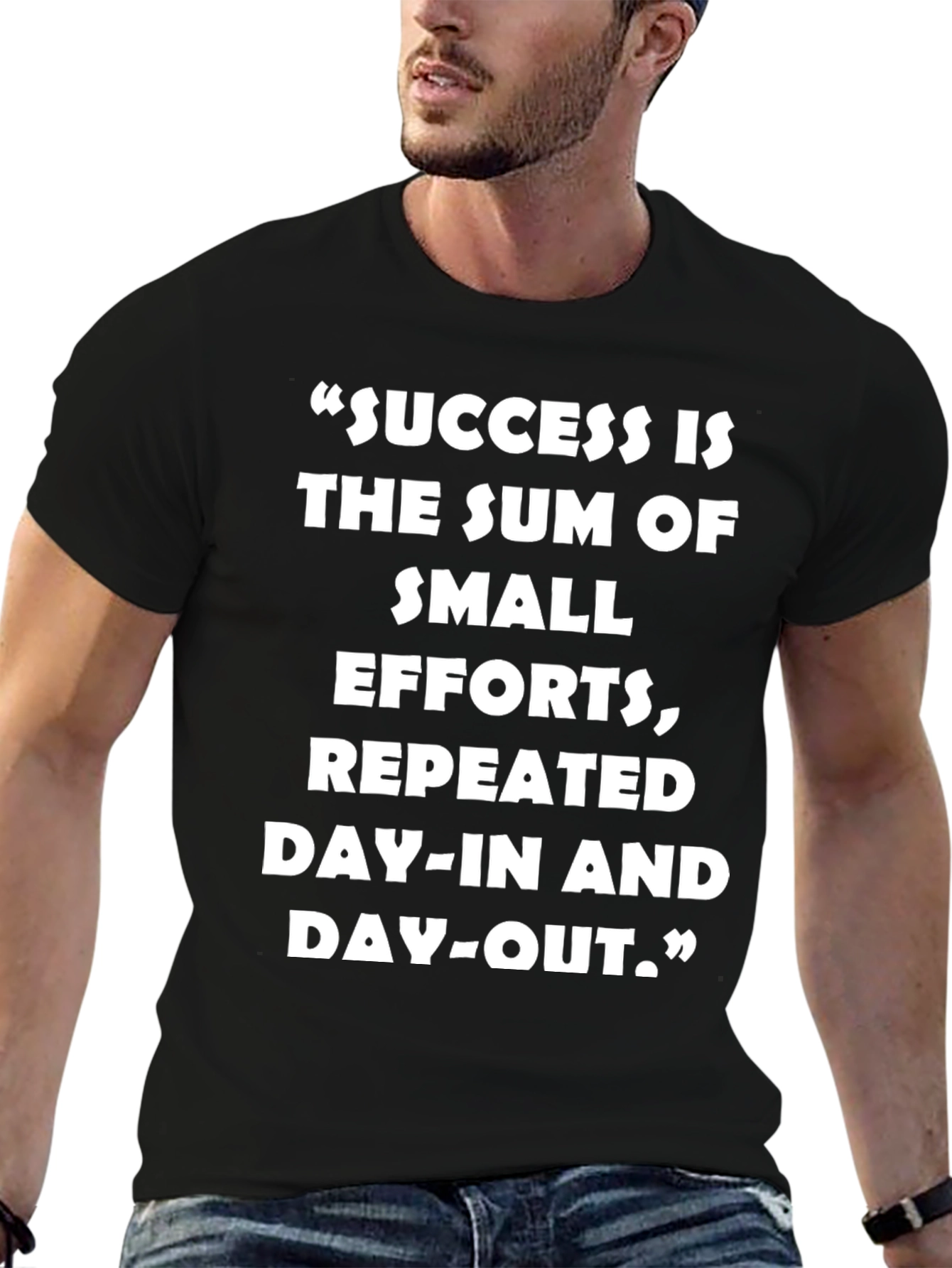Success Quote Graphic T-Shirt - Motivational Apparel