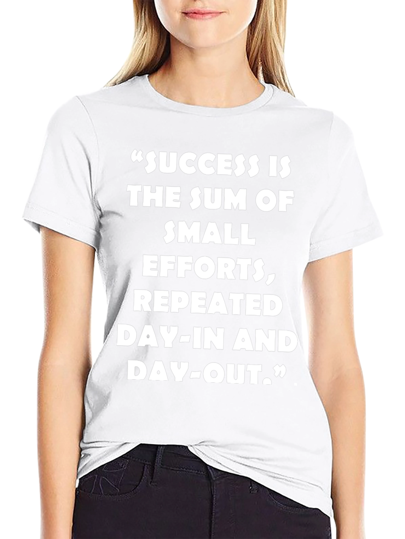 Success Quote Graphic T-Shirt - Motivational Apparel