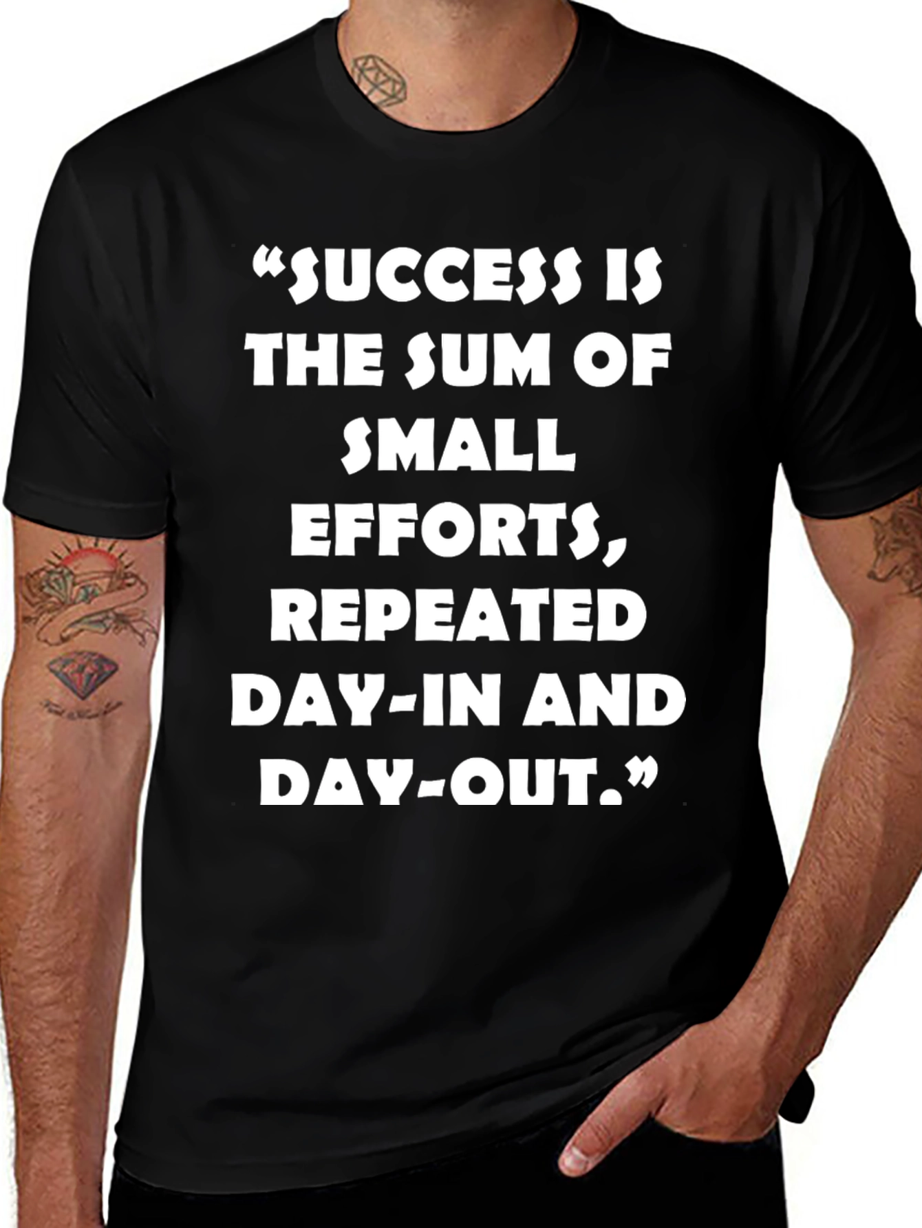 Success Quote Graphic T-Shirt - Motivational Apparel