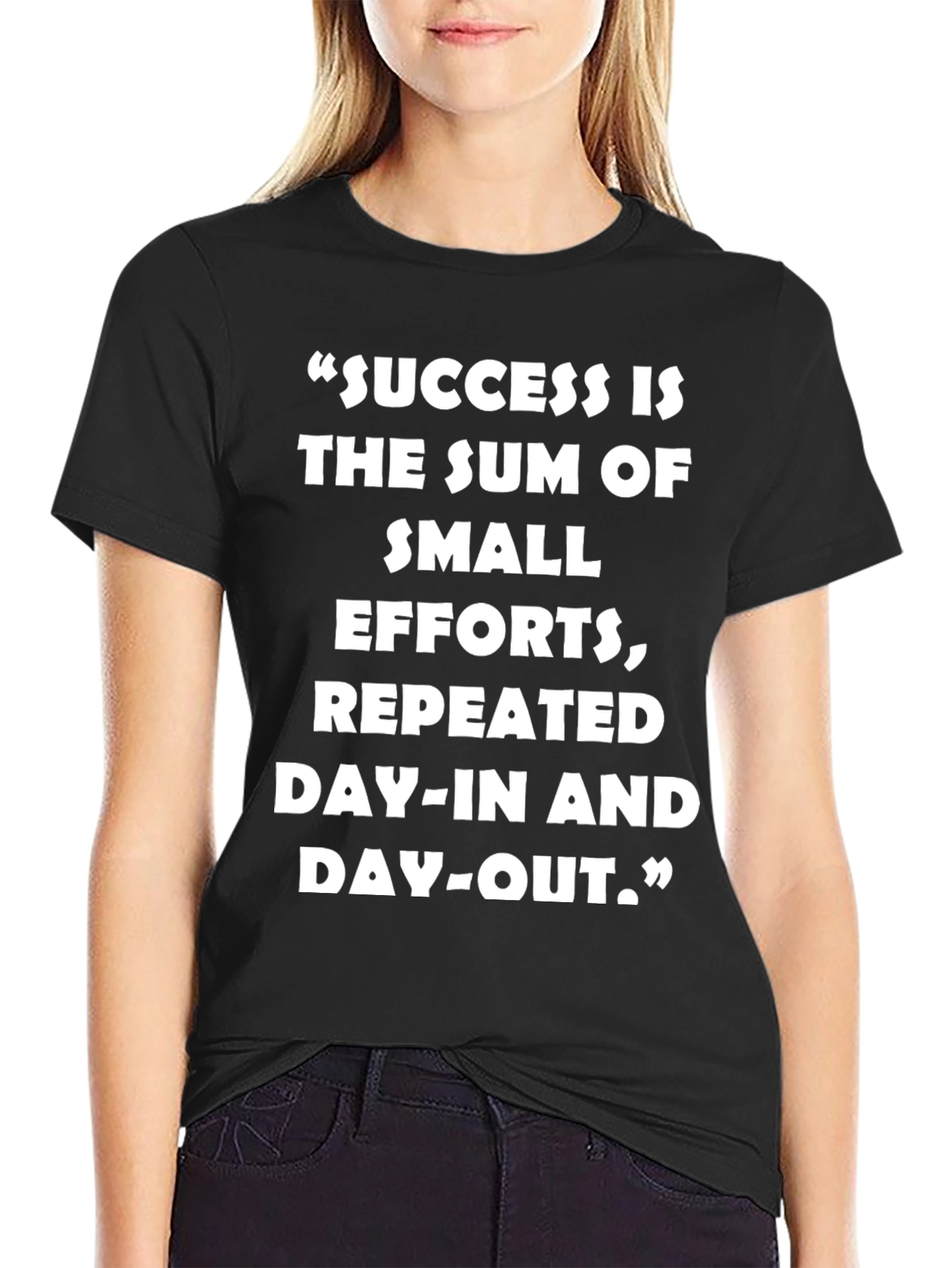Success Quote Graphic T-Shirt - Motivational Apparel
