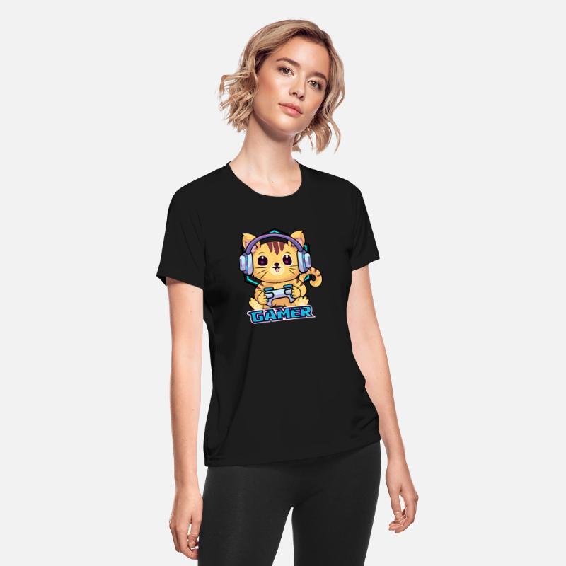Gamer Cat Kawaii