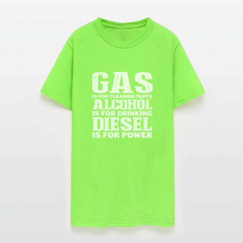 Gas Is For Cleaning Parts Alcohol Drinking Diesel