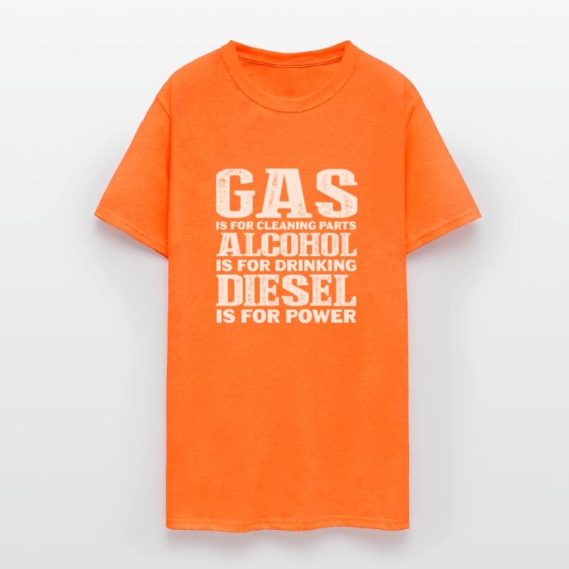 Gas Is For Cleaning Parts Alcohol Drinking Diesel