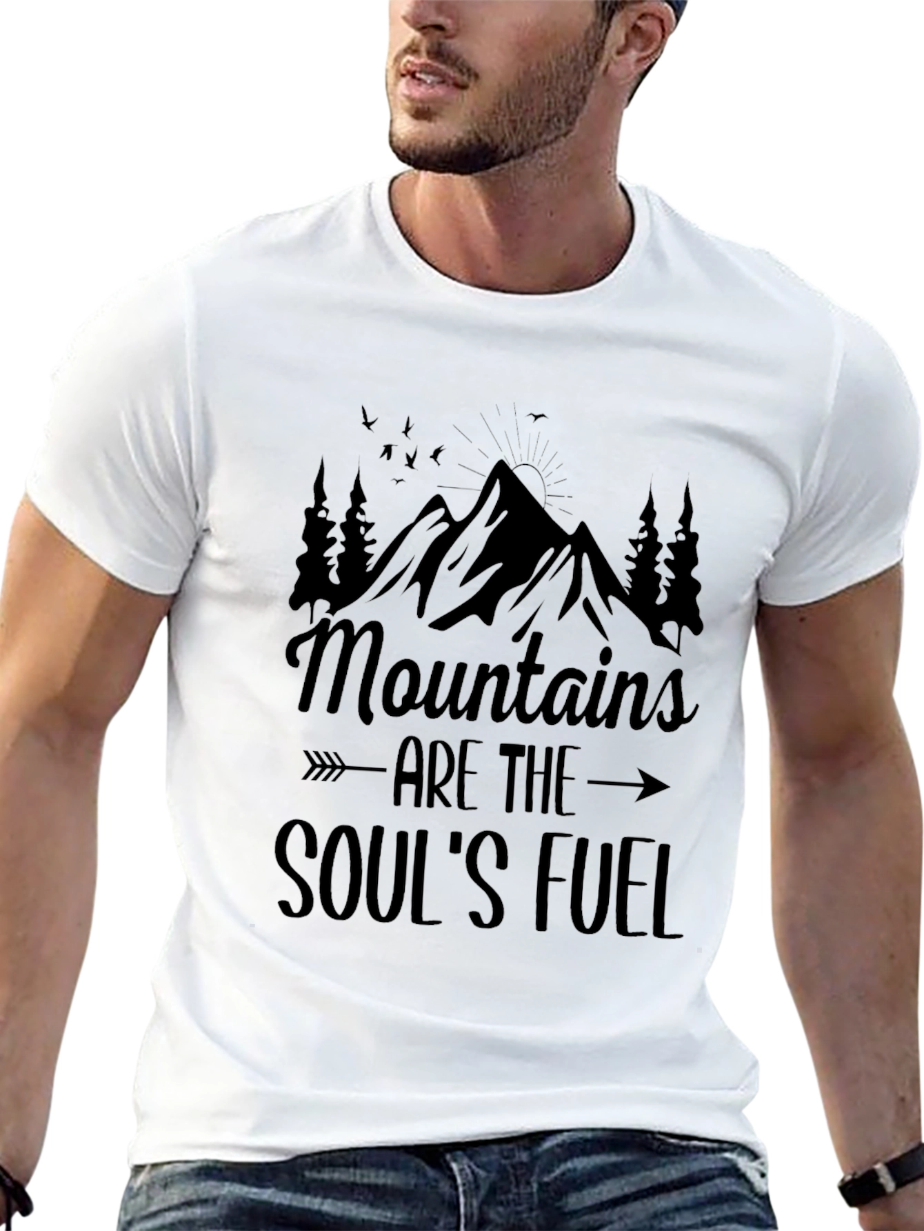Mountains are the Souls Fuel Graphic Tee