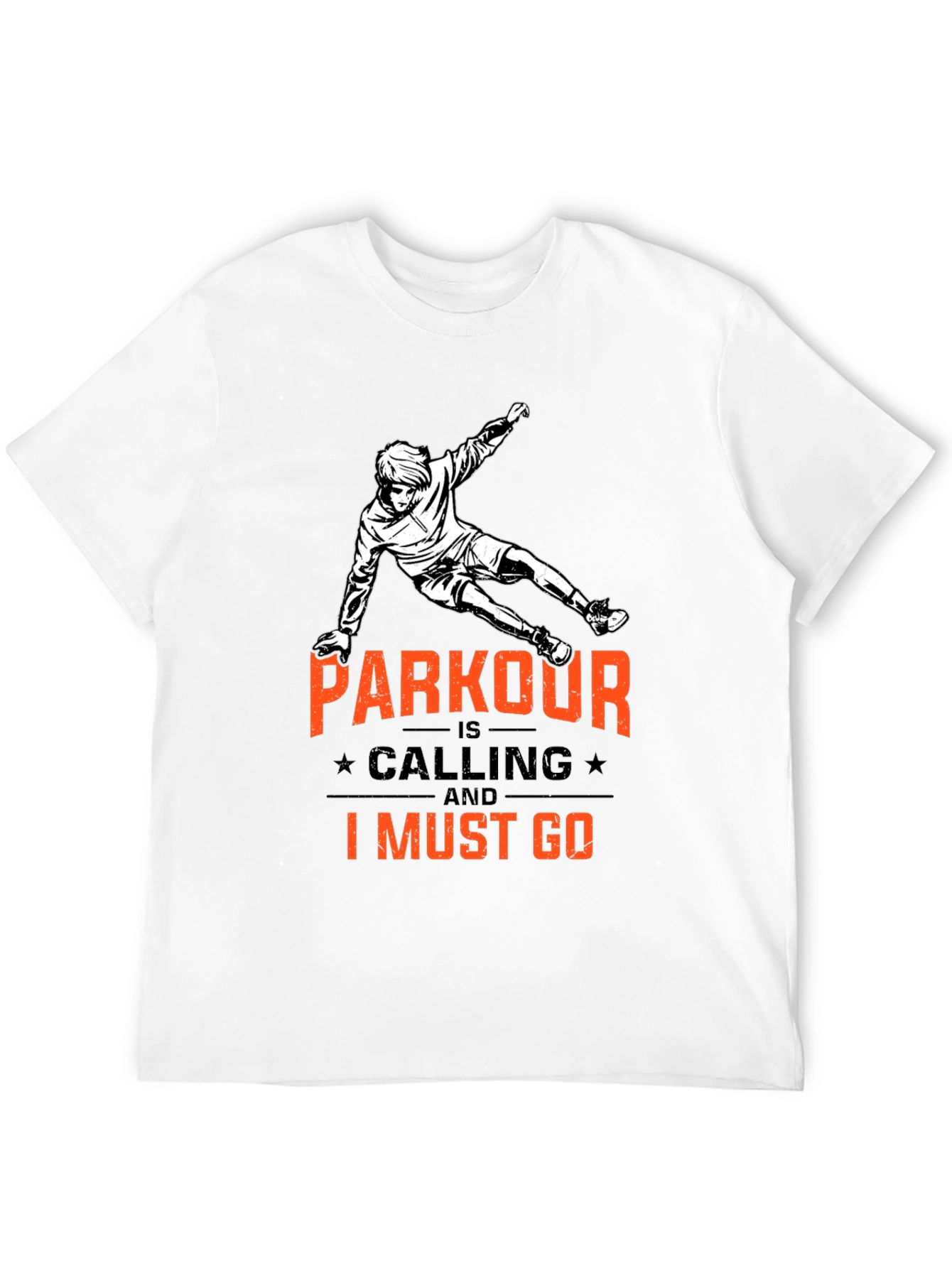 Parkour is Calling Black T-Shirt