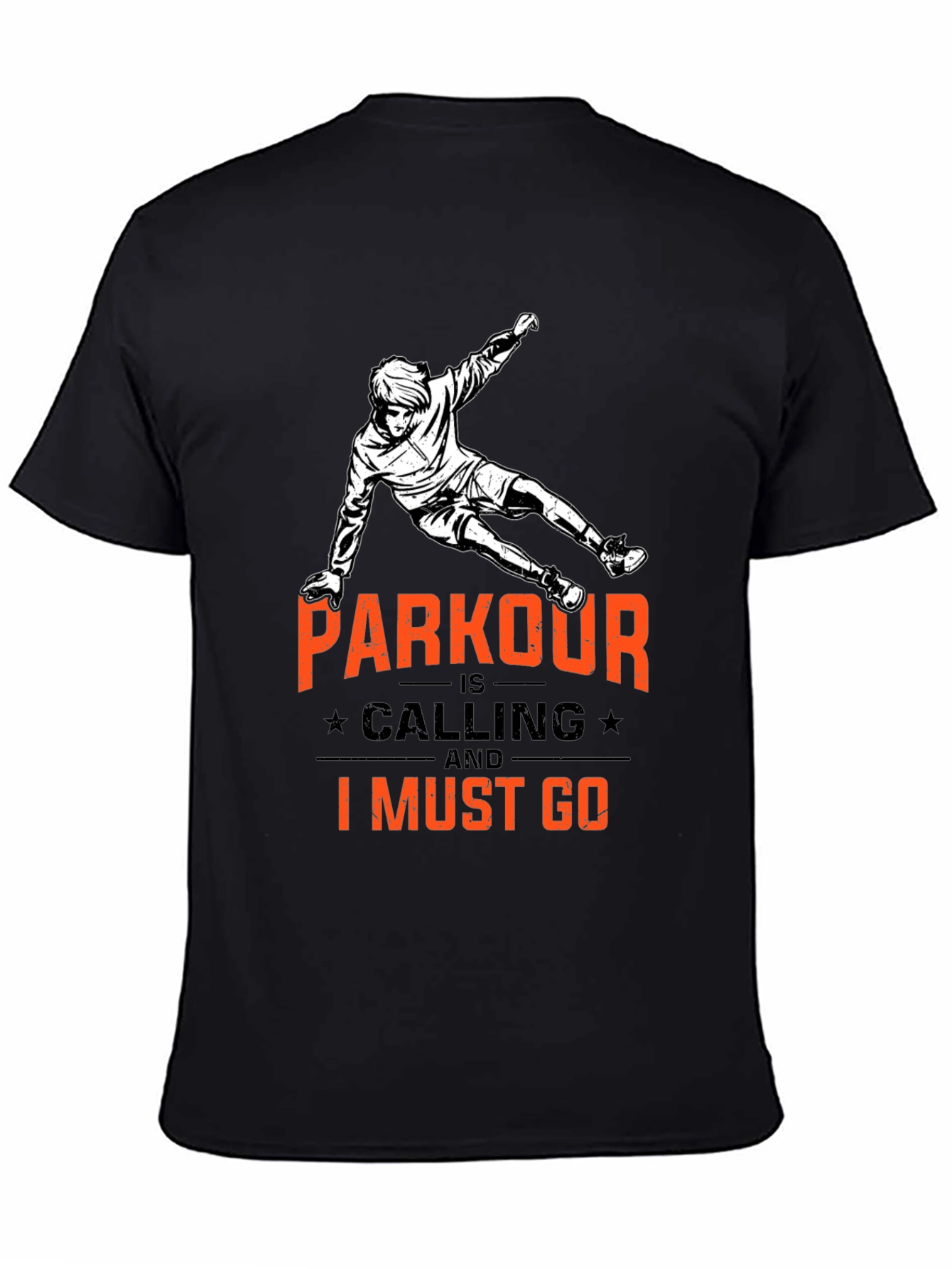 Parkour is Calling Black T-Shirt