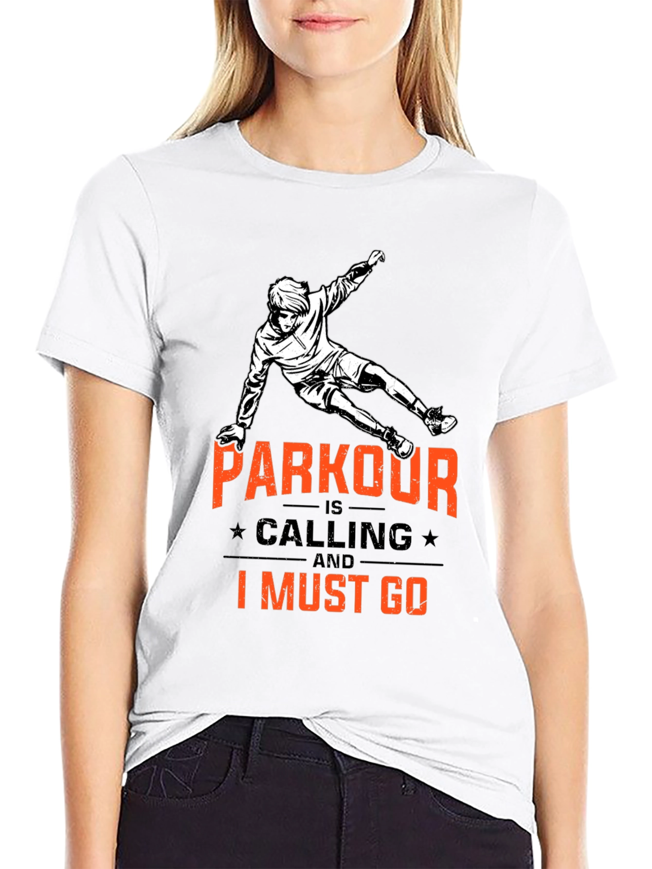 Parkour is Calling Black T-Shirt