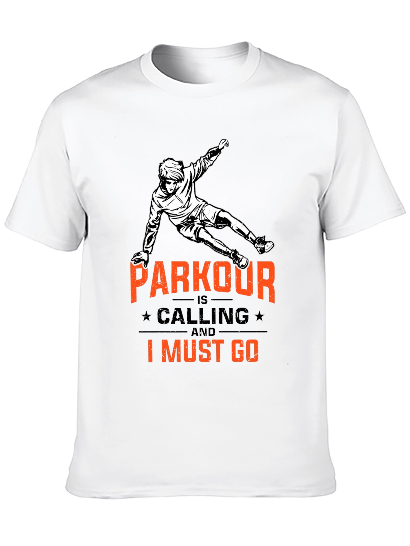 Parkour is Calling Black T-Shirt