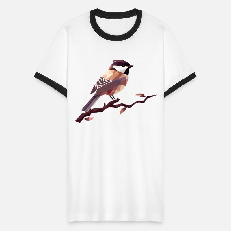 Geometric Songbird – Elegant Polygon Art