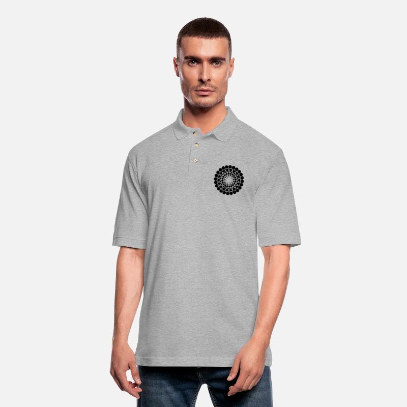 Geometric Triangle Mandala Round Pattern Shape