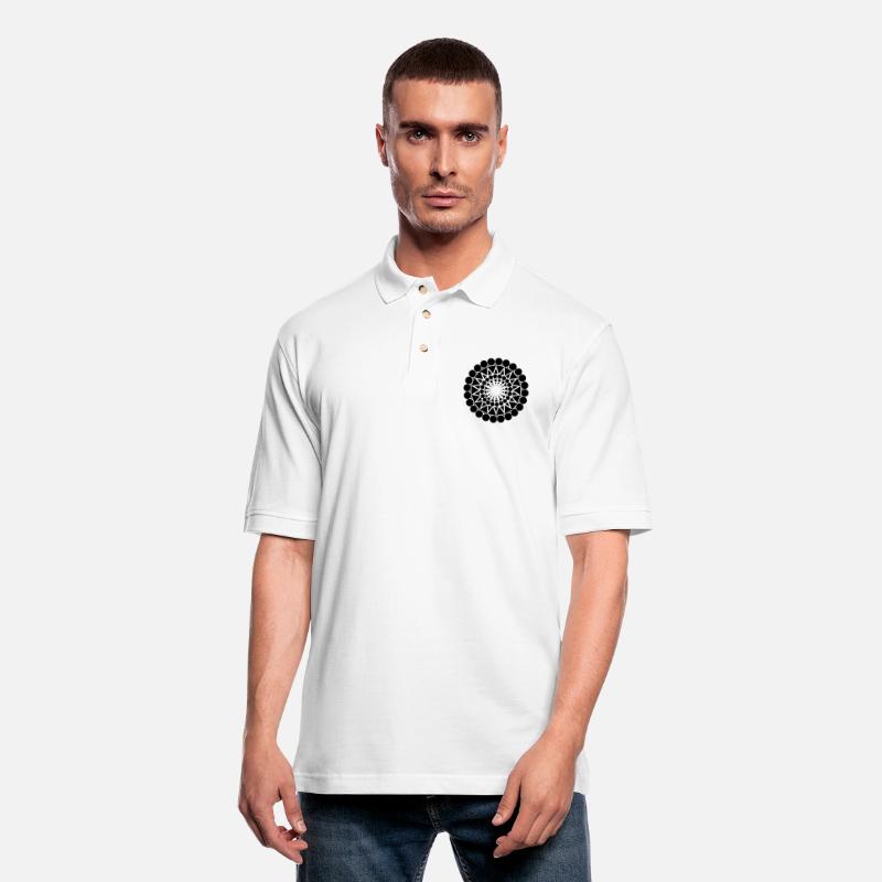 Geometric Triangle Mandala Round Pattern Shape