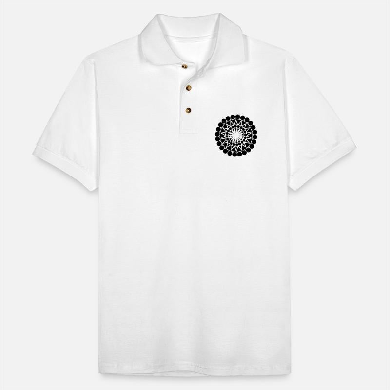 Geometric Triangle Mandala Round Pattern Shape