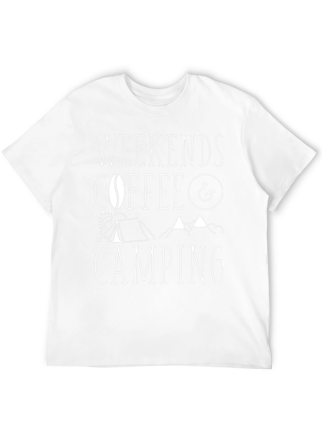 Weekends Coffee Camping T-Shirt