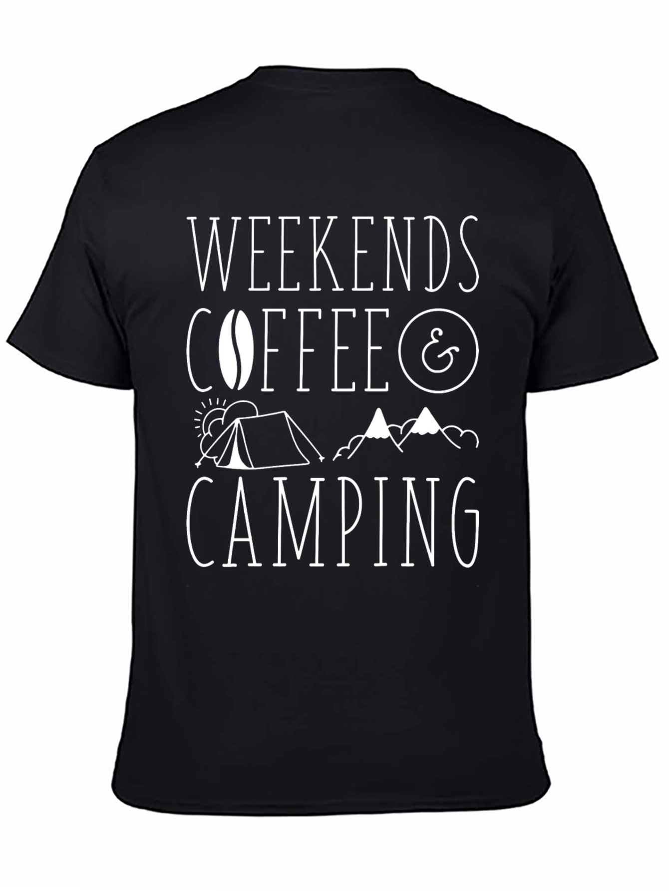 Weekends Coffee Camping T-Shirt