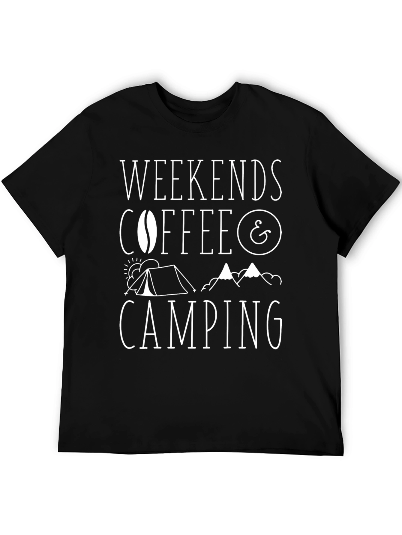 Weekends Coffee Camping T-Shirt