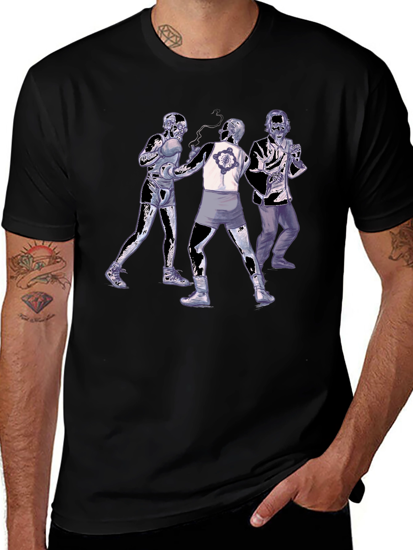 Zombie Boxing T-Shirt - Unique Undead Design