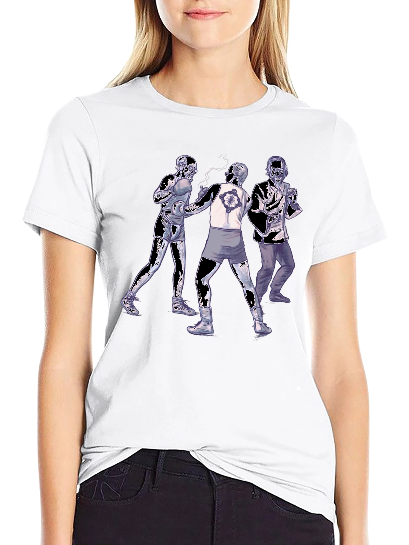 Zombie Boxing T-Shirt - Unique Undead Design