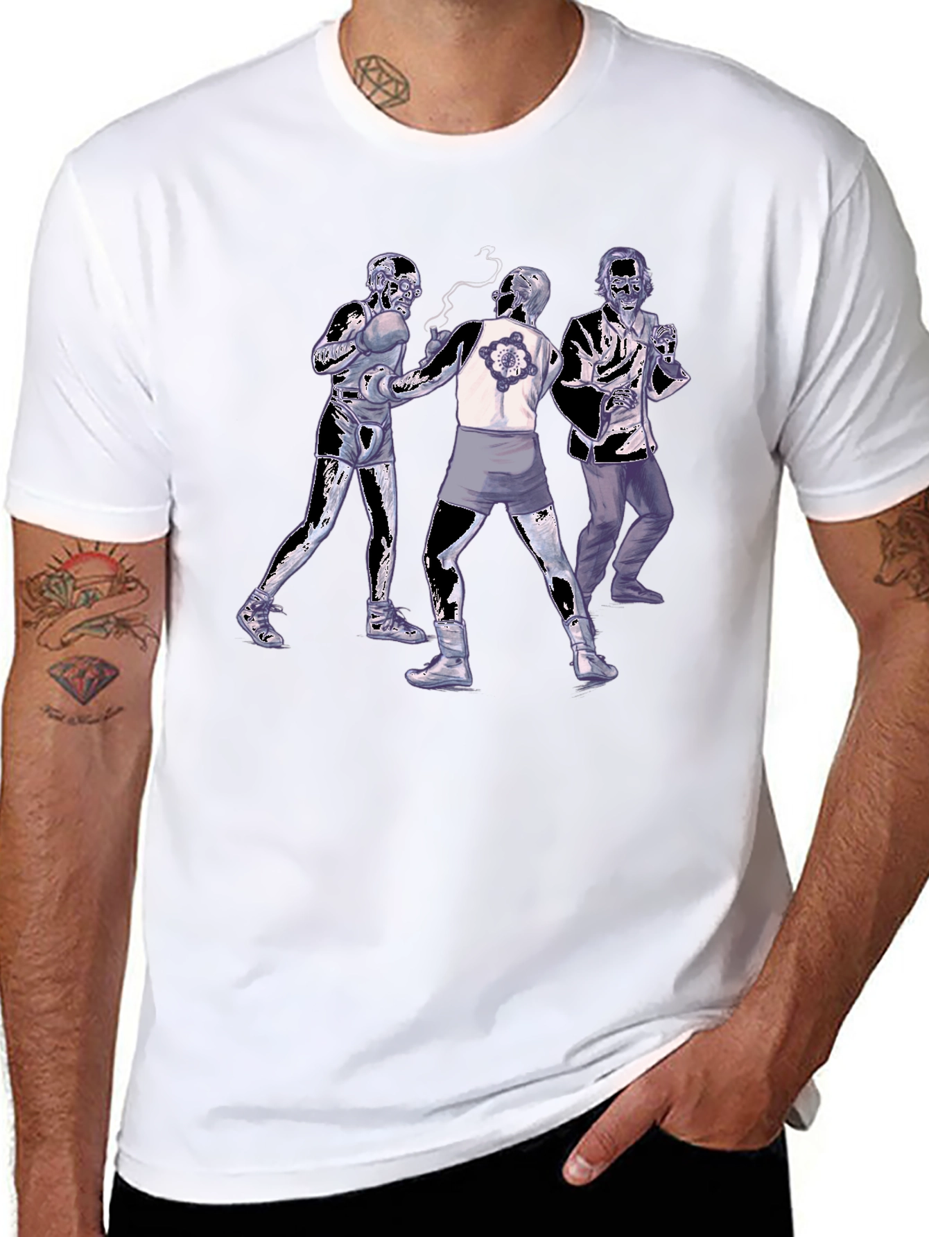 Zombie Boxing T-Shirt - Unique Undead Design